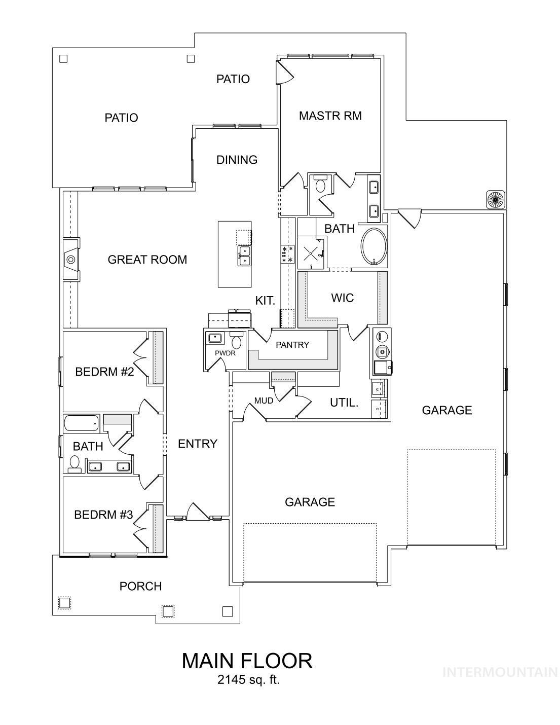 7373 W Feather Edge, Eagle, Idaho 83616, 3 Bedrooms, 2.5 Bathrooms, Residential For Sale, Price $949,900, 98949962