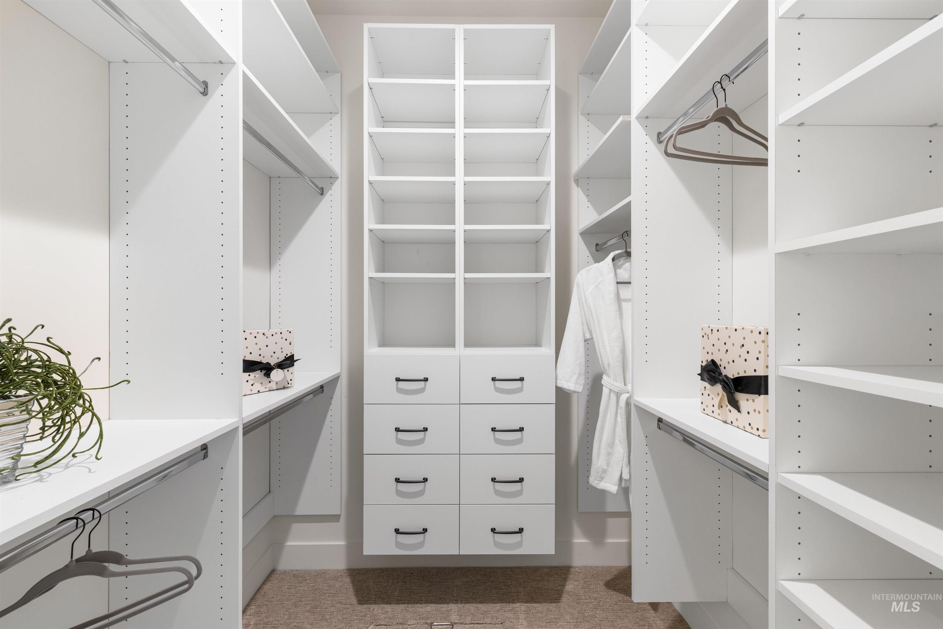 View of spacious closet