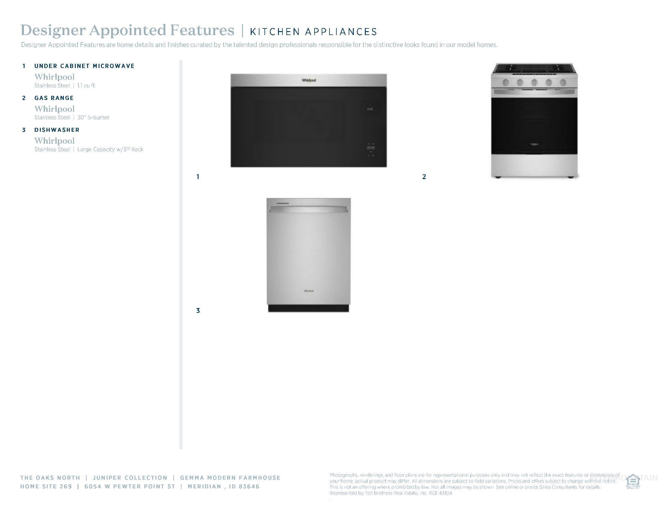 View of marketing collateral with multiple images