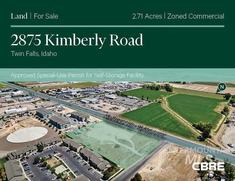 2875 Kimberly Rd, Twin Falls, Idaho 83301, Land For Sale, Price $1,200,000, 98951011