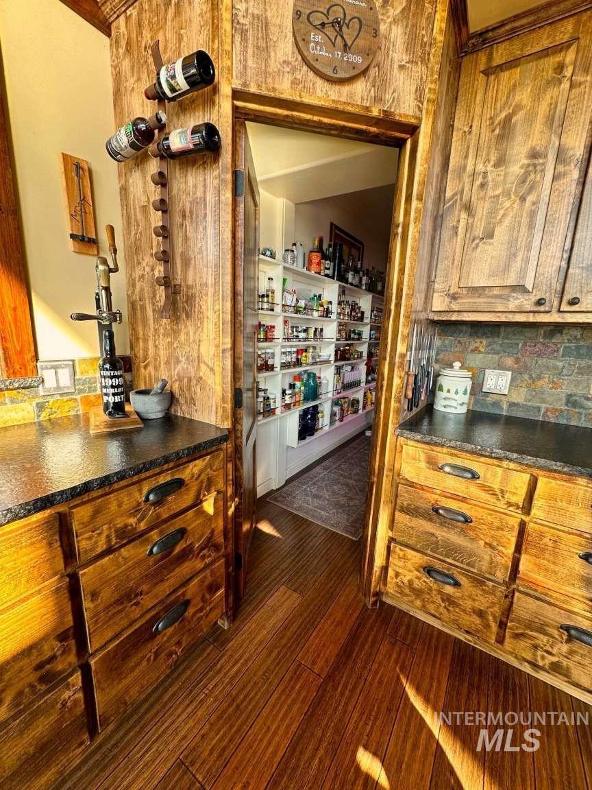 View of storage area