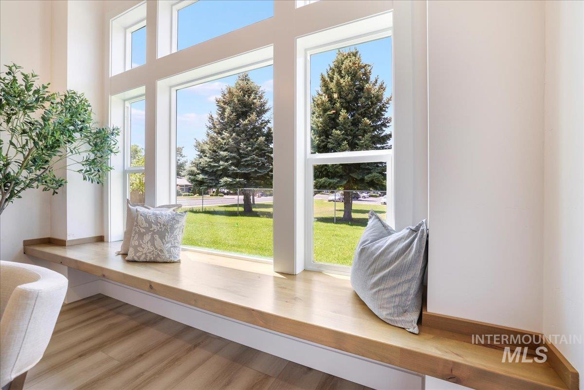 Unfurnished room featuring wood finished floors