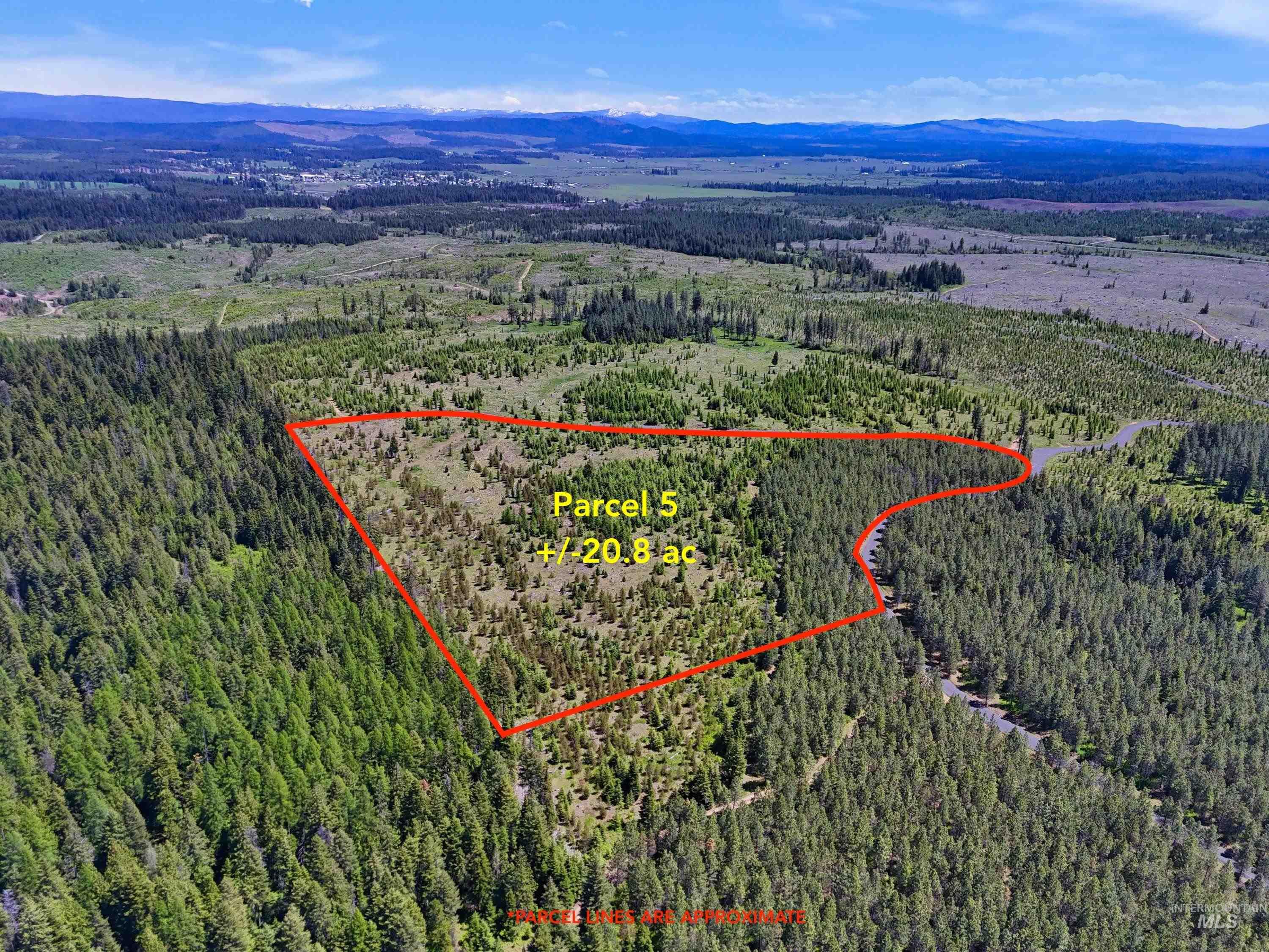 View of property location with property boundaries highlighted