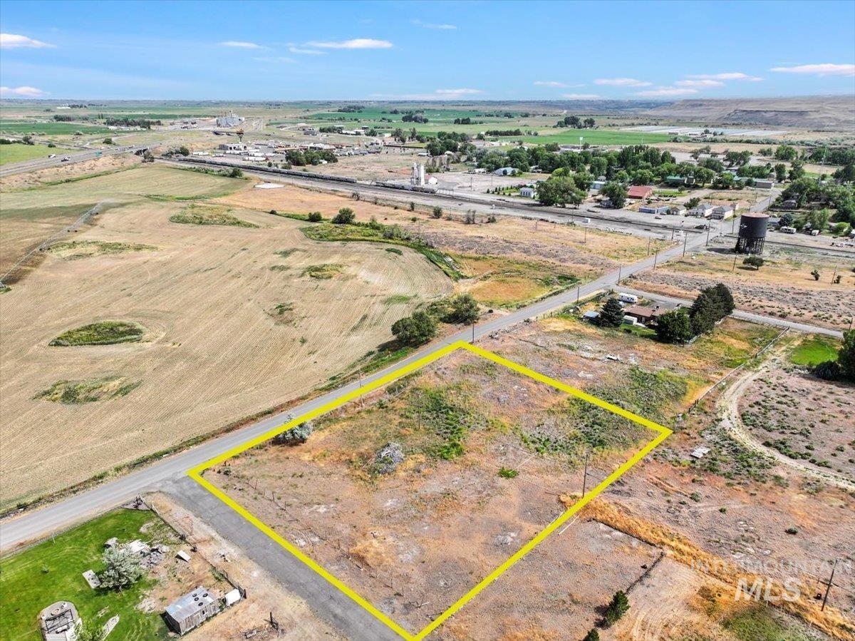 View of rural area featuring property boundaries highlighted