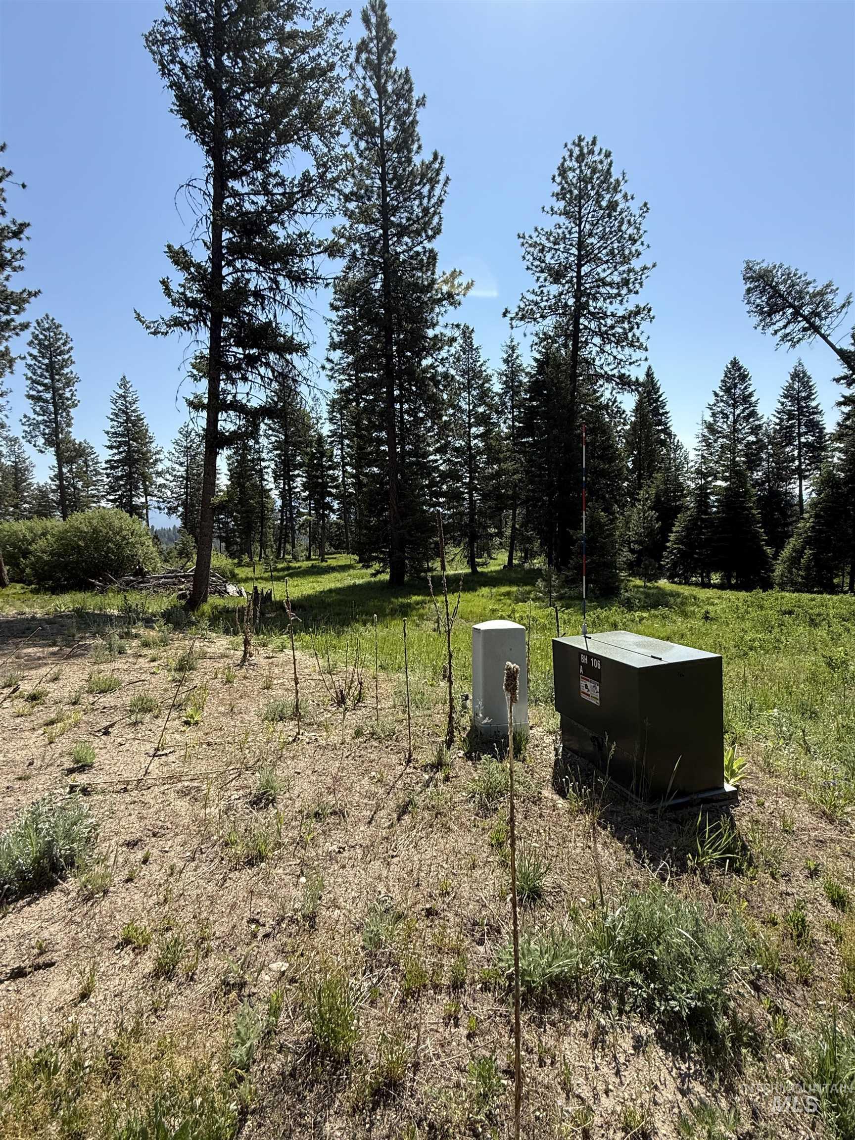 Exterior view of a pad mount transformer