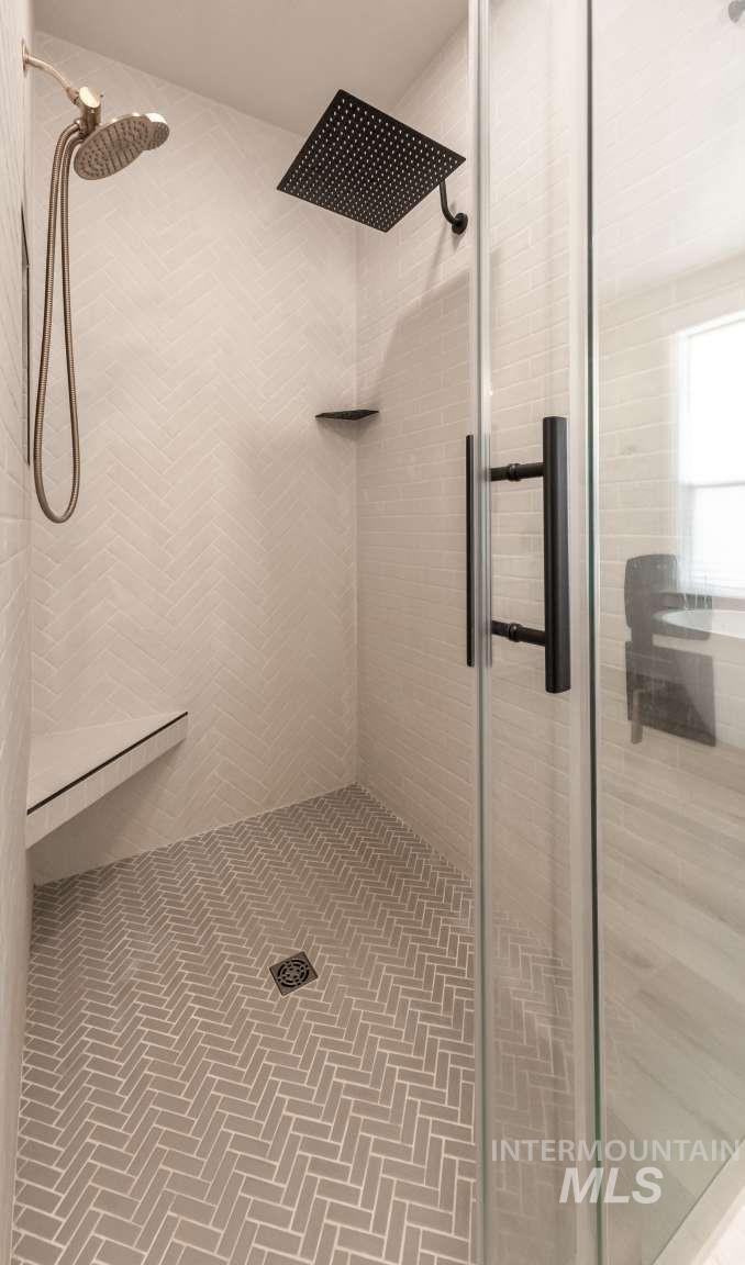 Full bath with a stall shower