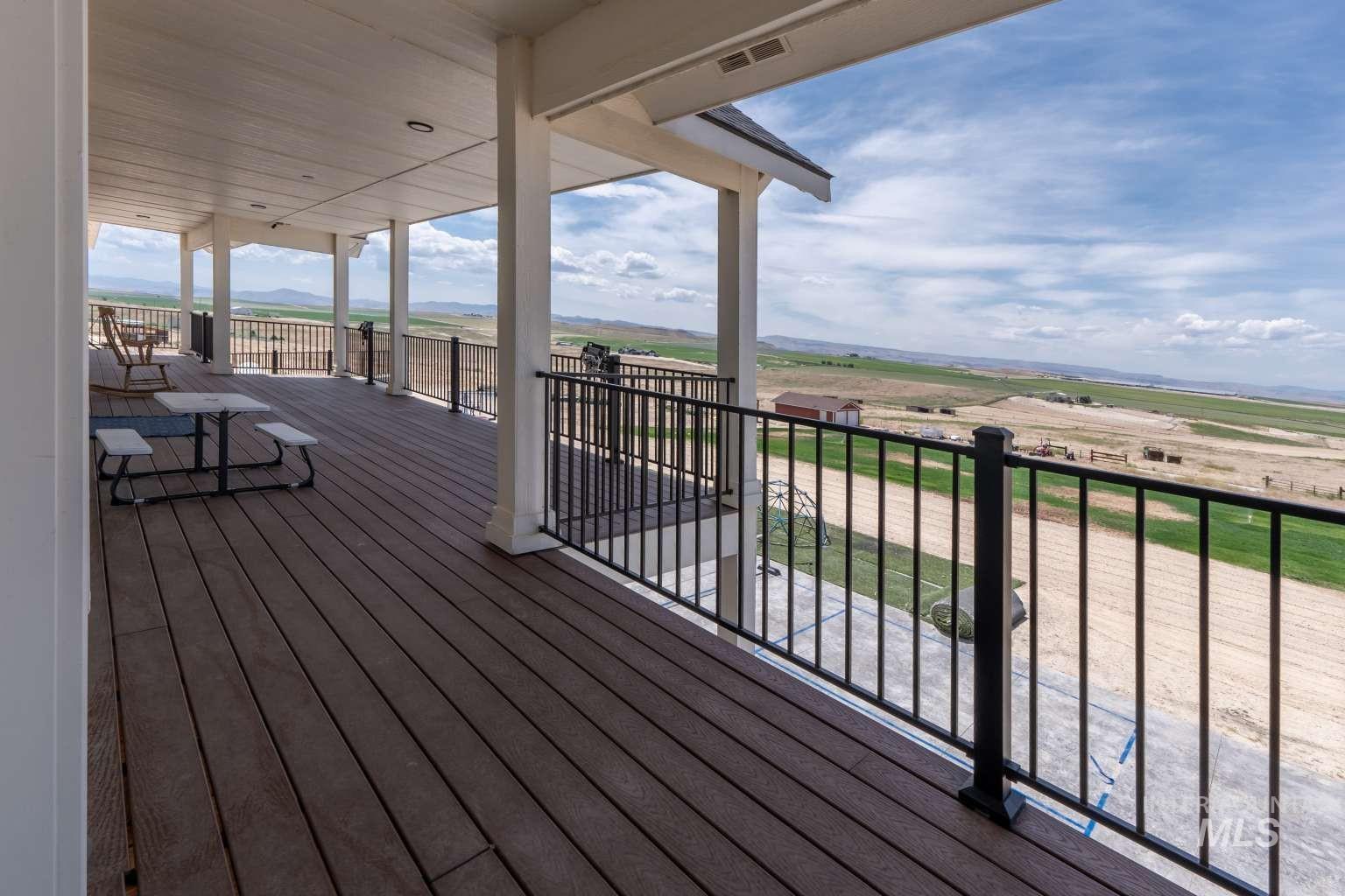 View of deck