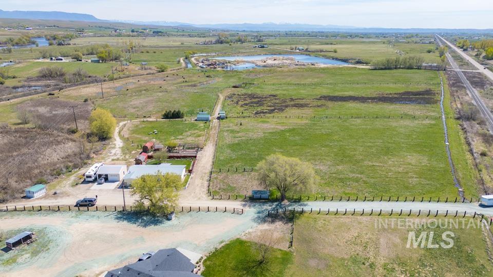 View of rural area featuring a water and mountain view