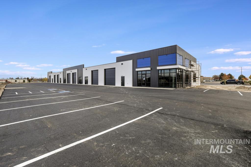 View of uncovered parking lot