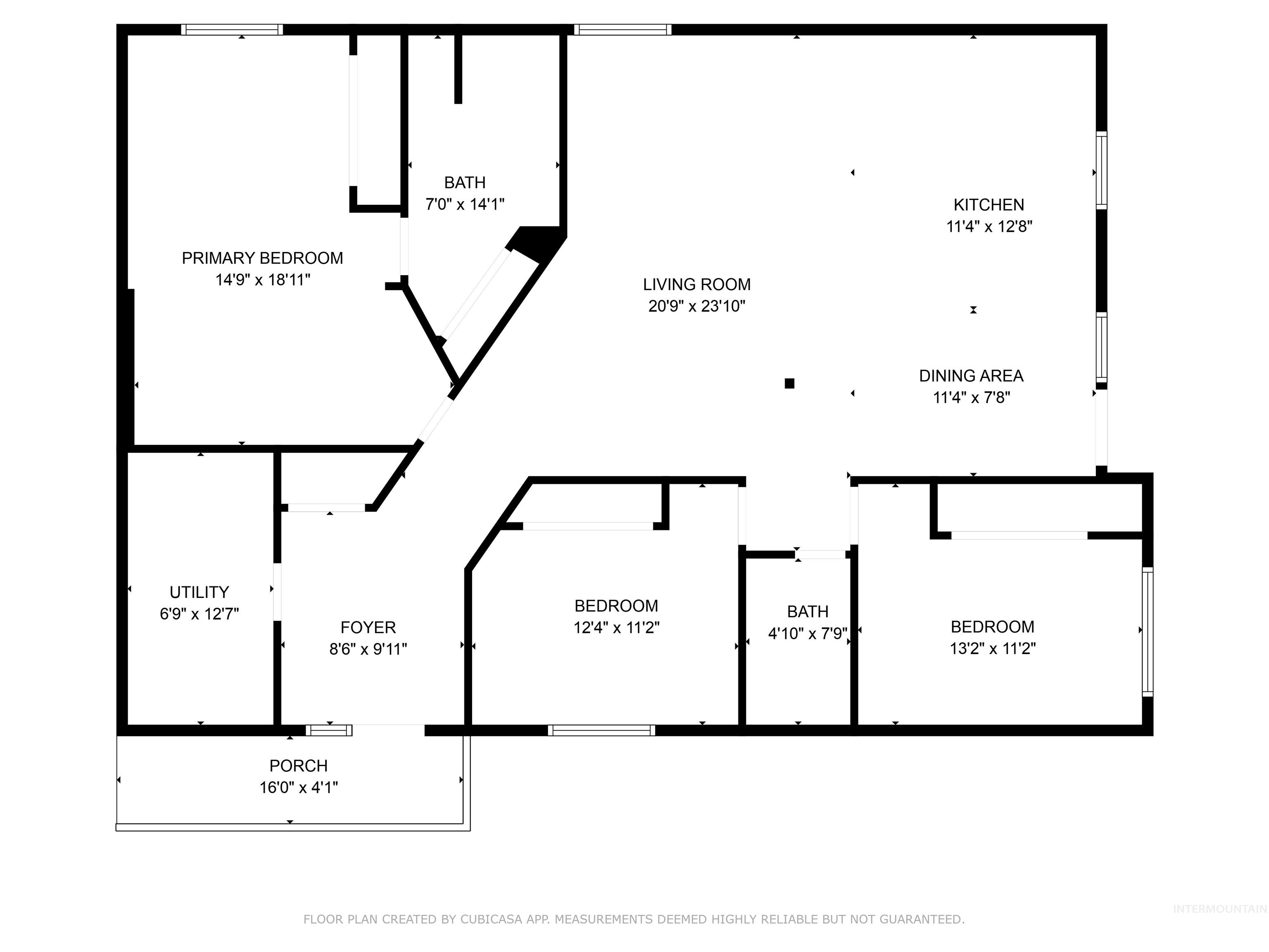 View of floor plan / room layout