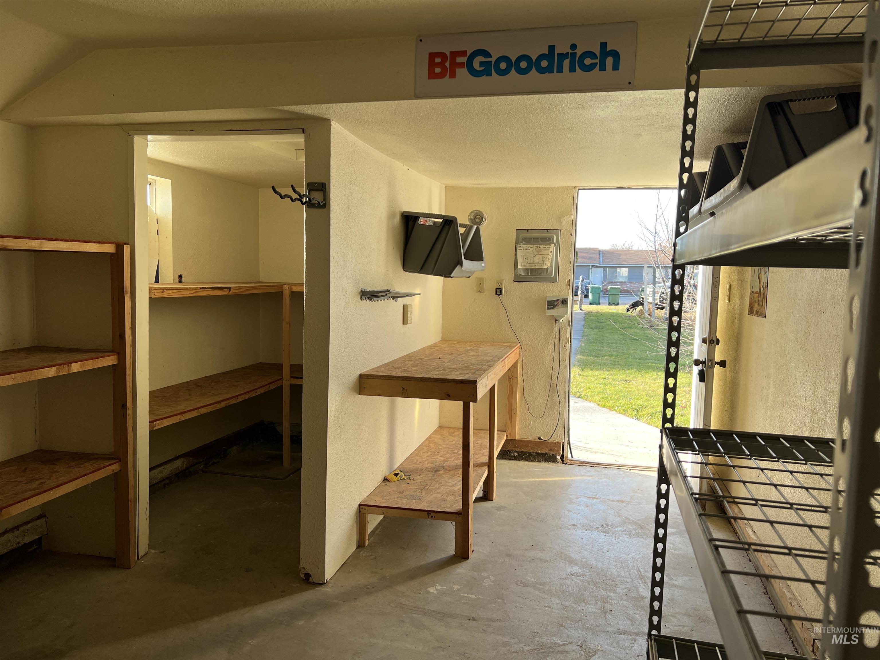 View of storage area