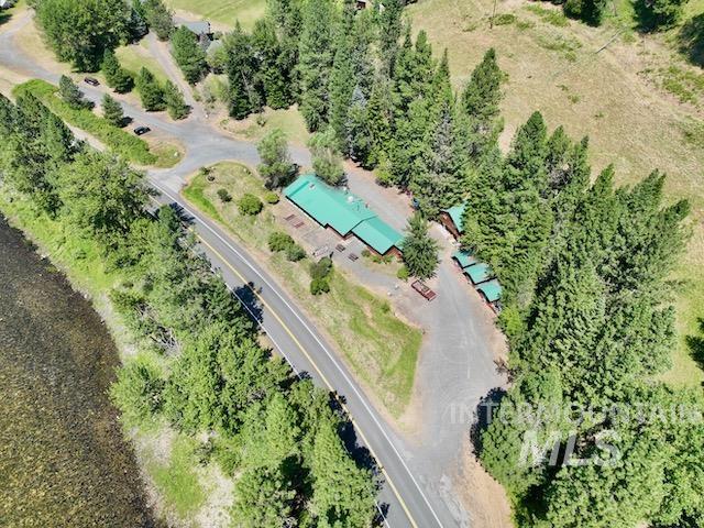 Aerial view of property