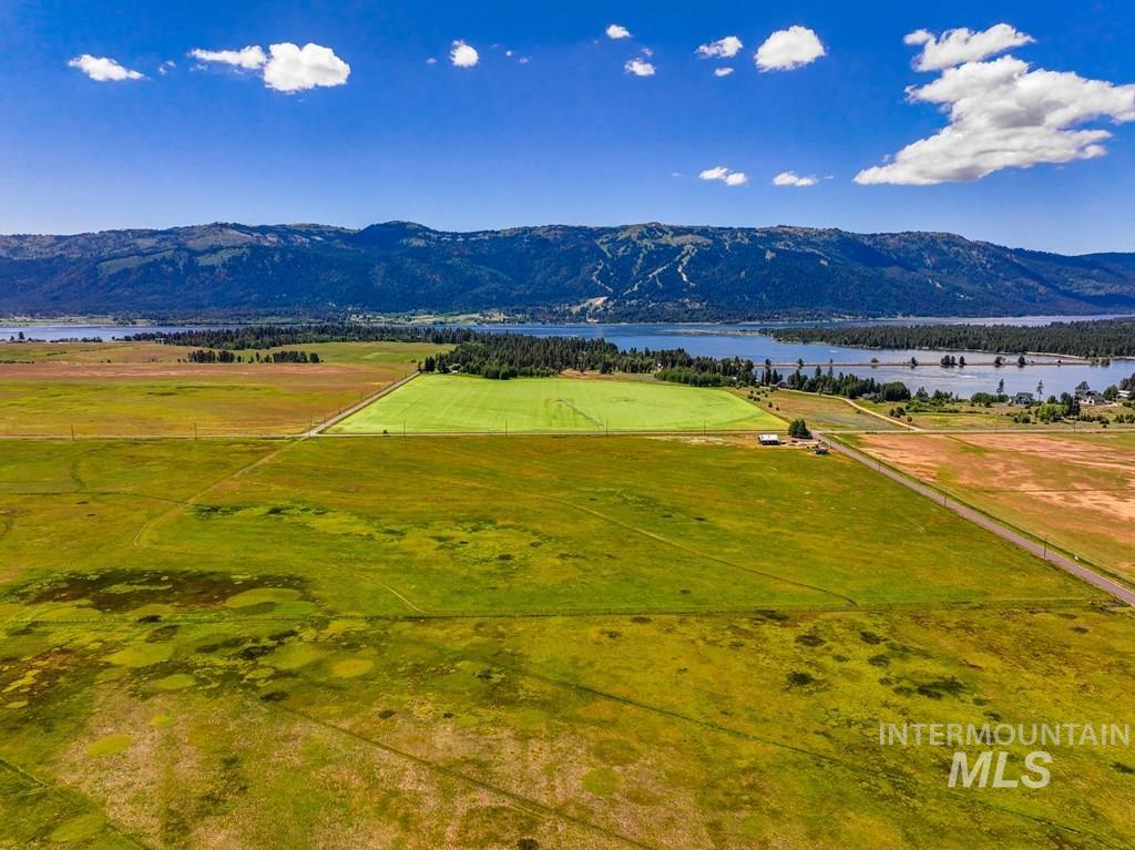 Mountain view with a nearby body of water