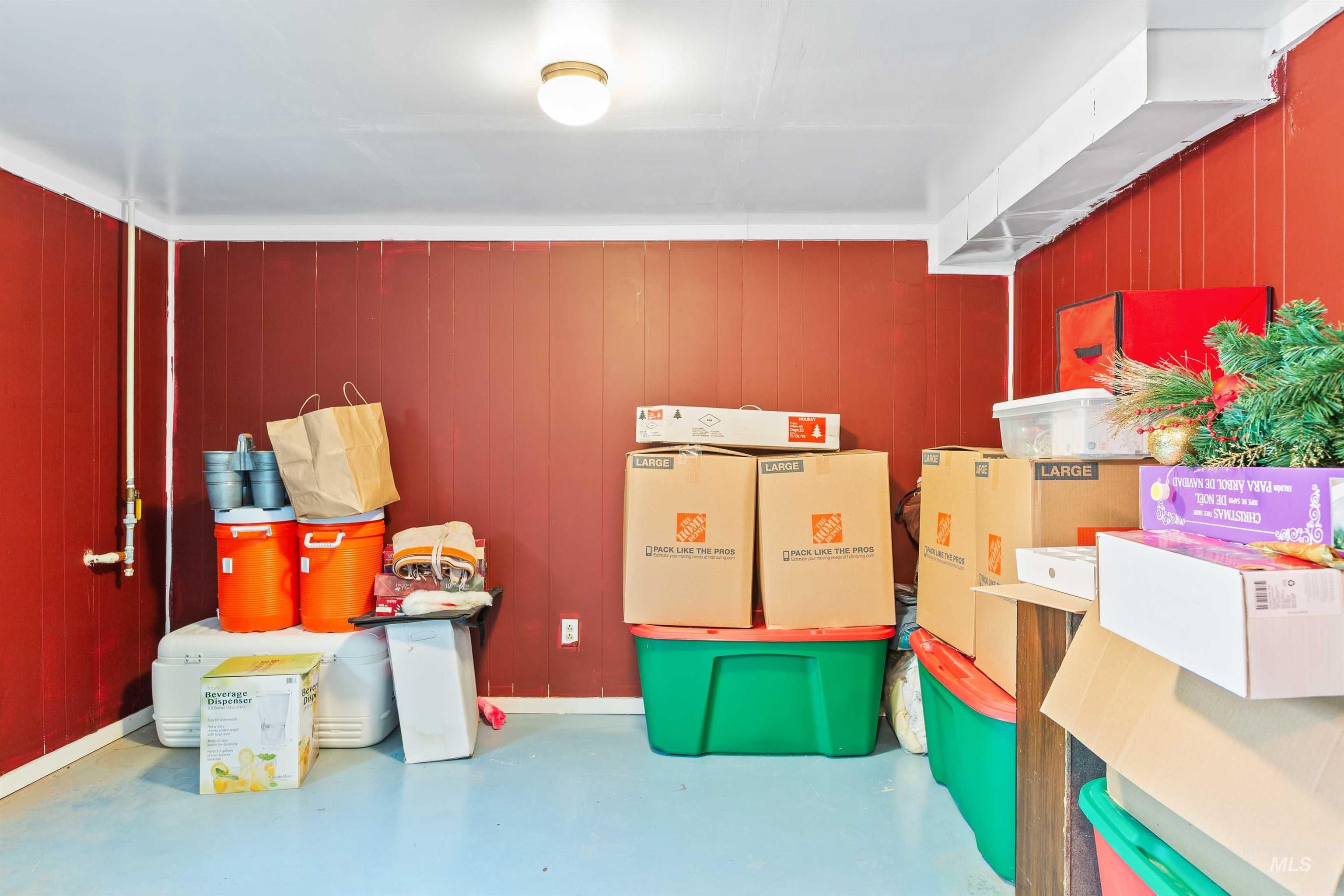 View of storage area