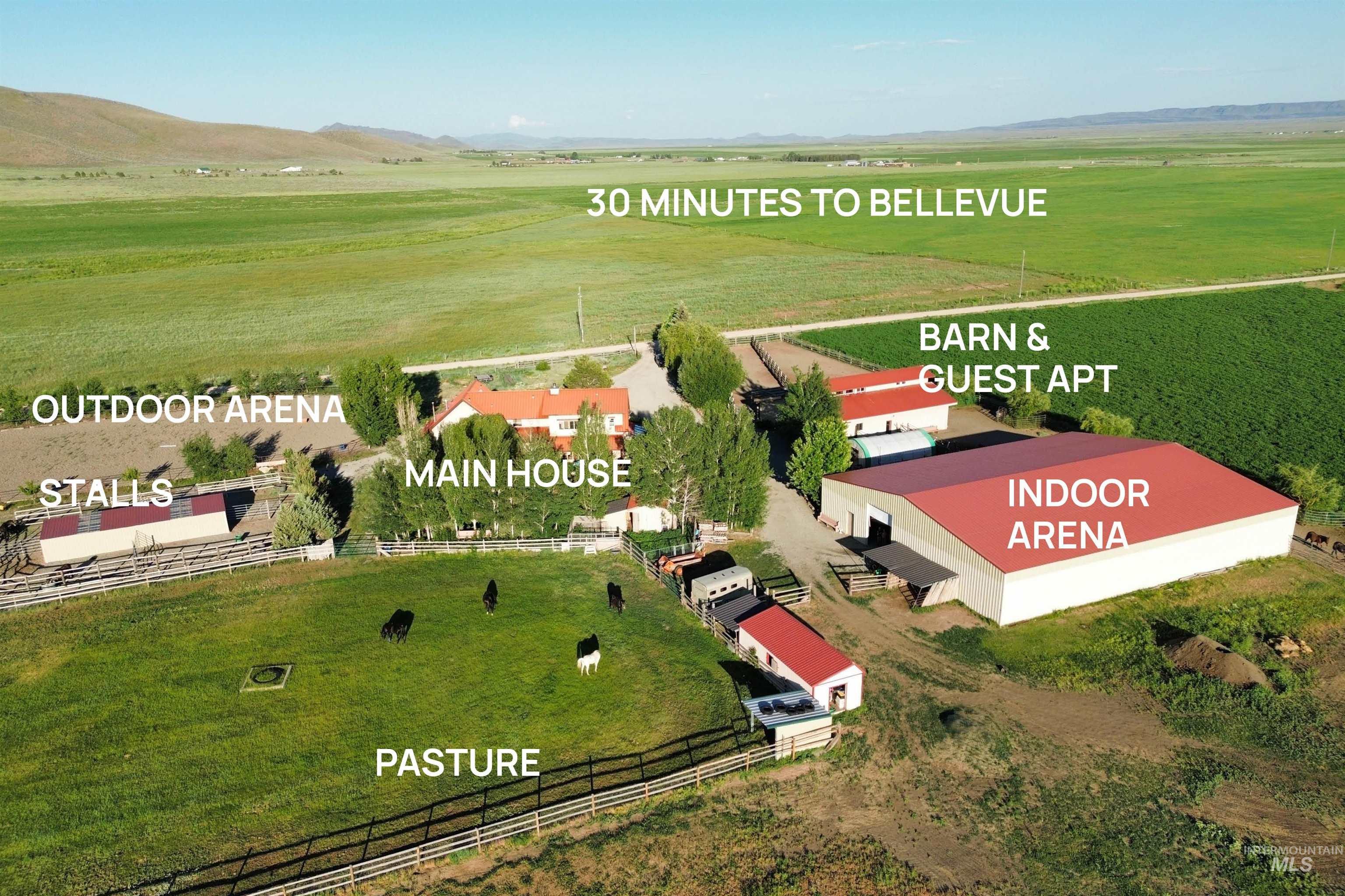 257 N Elk Creek Road, Fairfield, Idaho 83227, 4 Bedrooms, 3 Bathrooms, Farm & Ranch For Sale, Price $1,995,000, 98954566