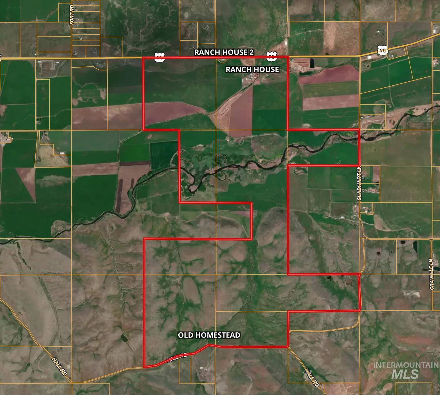 Map of property location featuring property boundaries highlighted