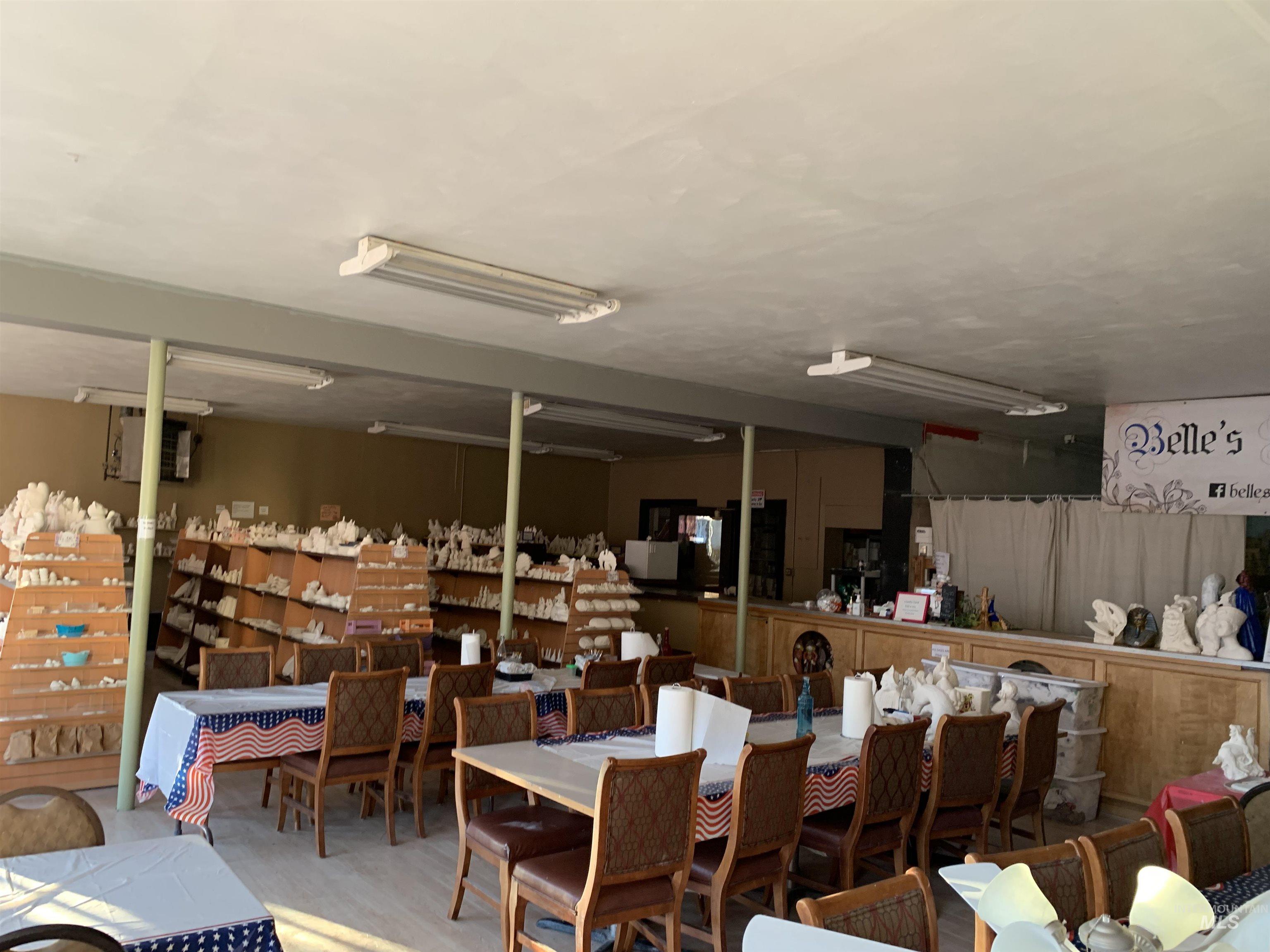 View of dining space