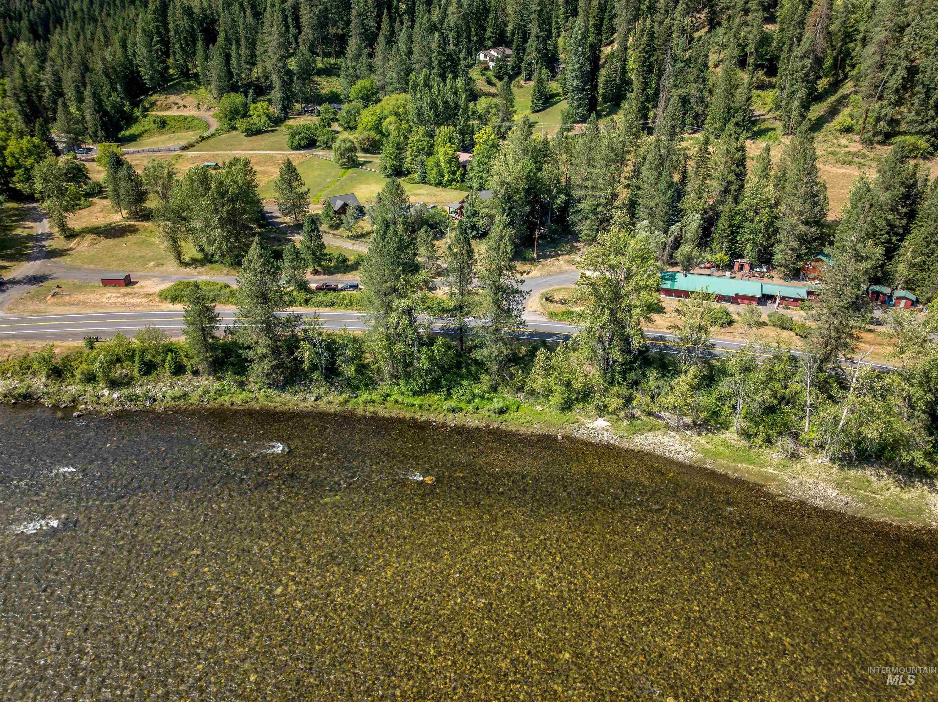 Aerial view of property's location
