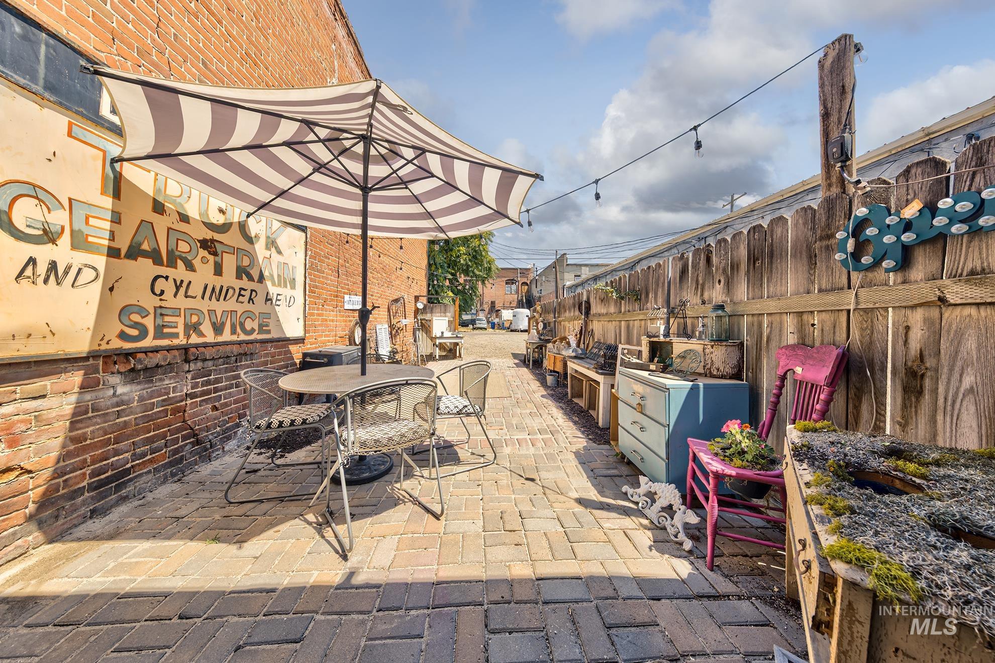 View of patio