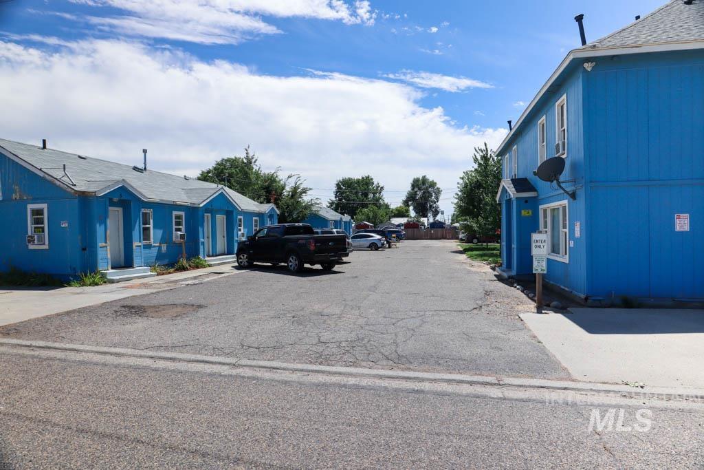 View of asphalt street