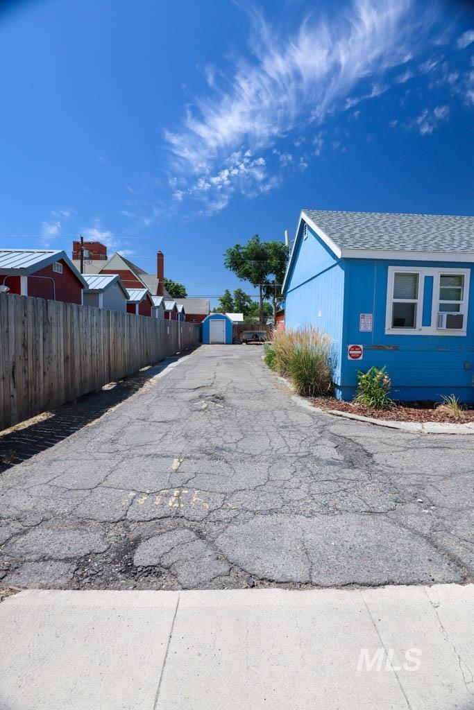 View of asphalt road