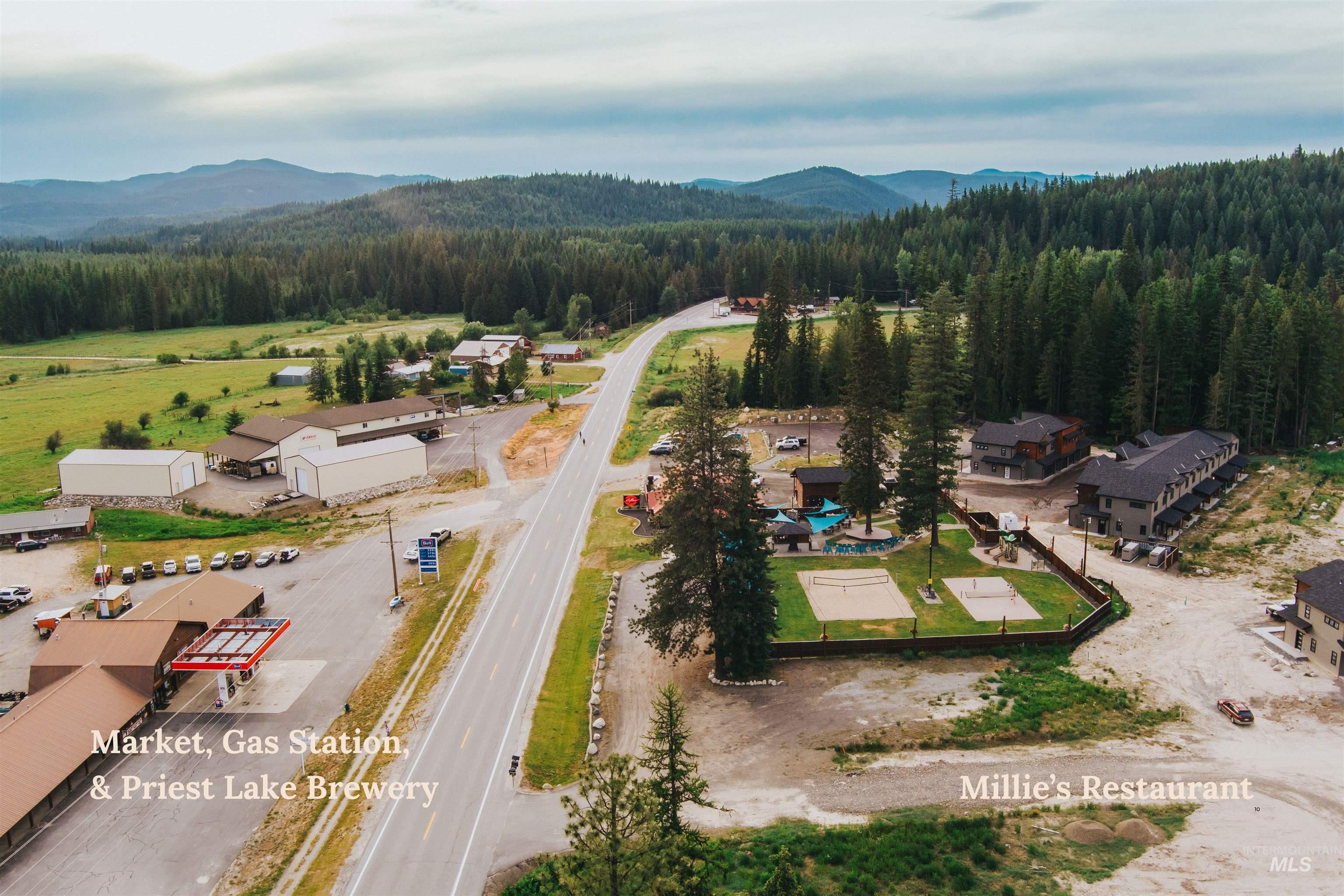 Drone / aerial view of mountains