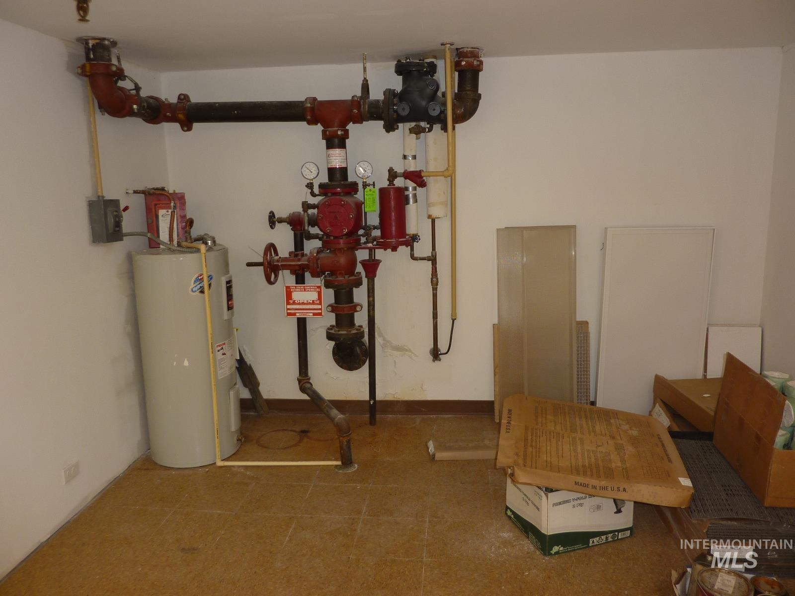 Utilities featuring water heater