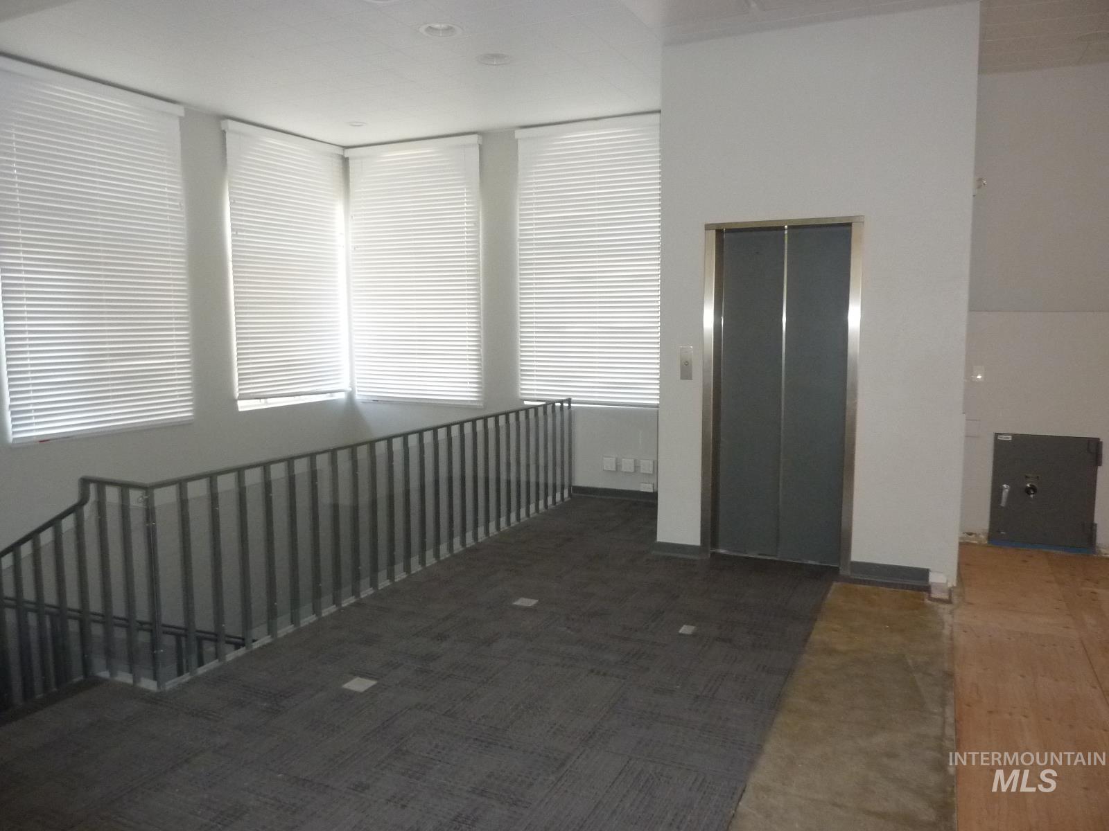 Spare room featuring elevator