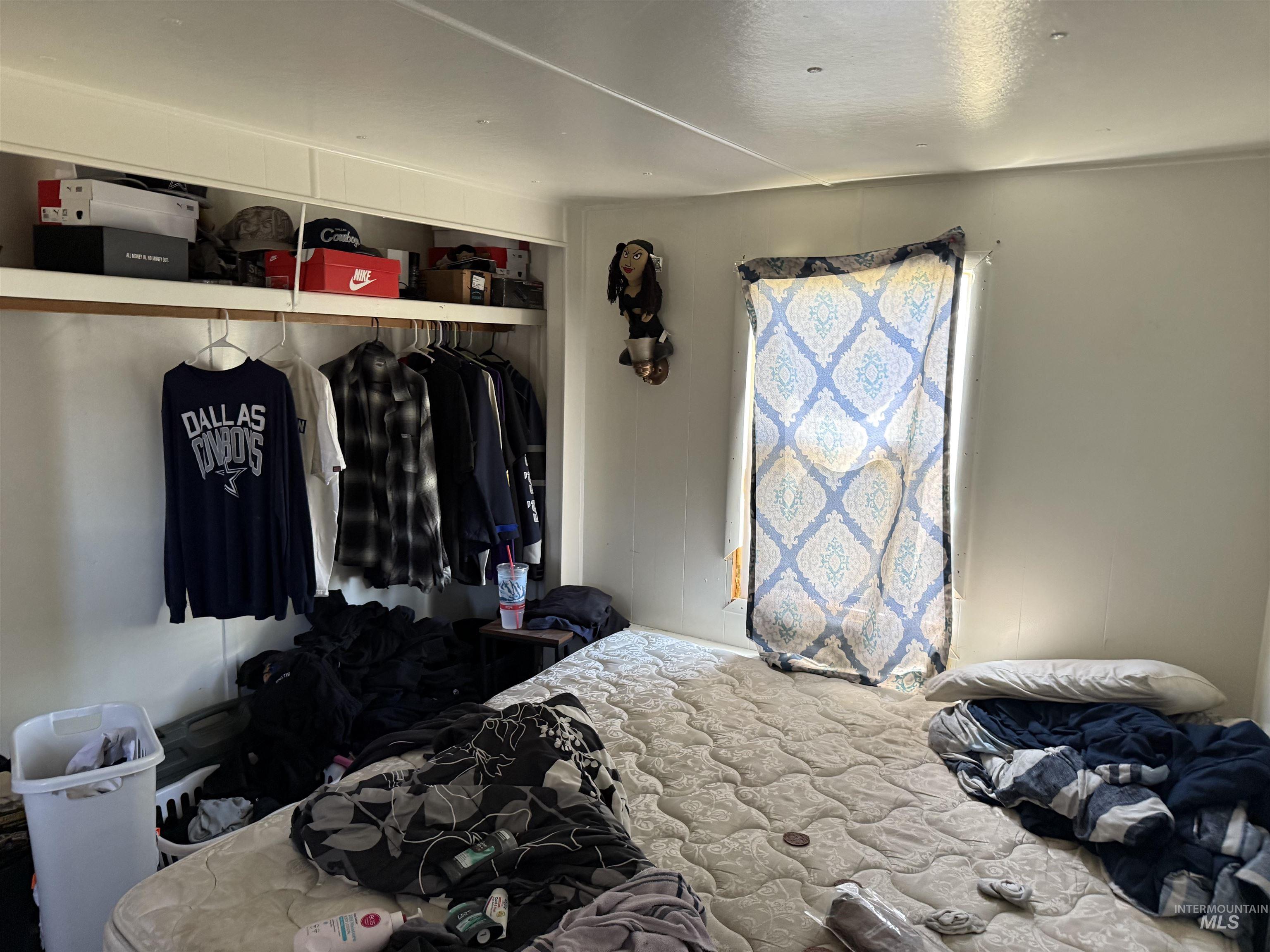 Bedroom with a closet