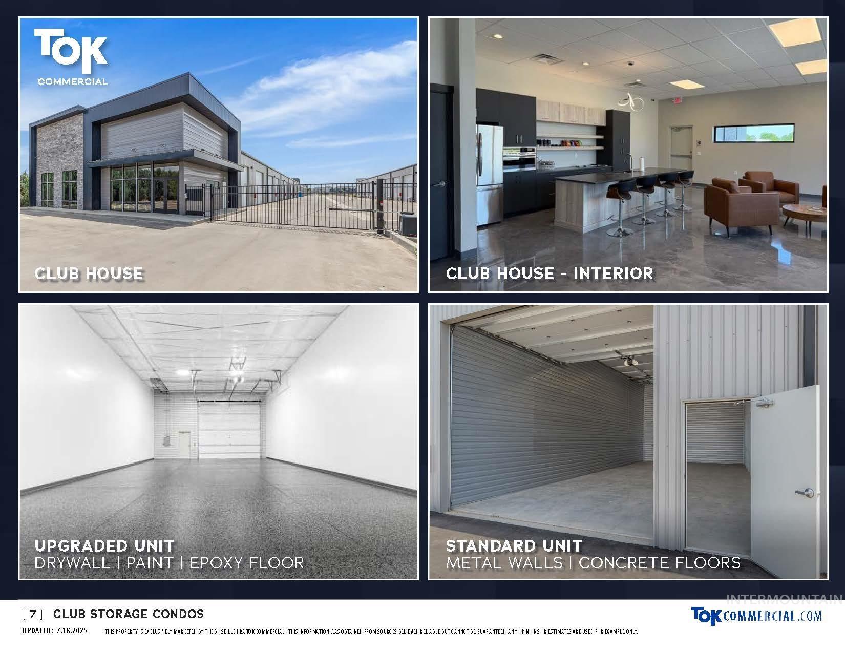 View of marketing collateral with multiple images
