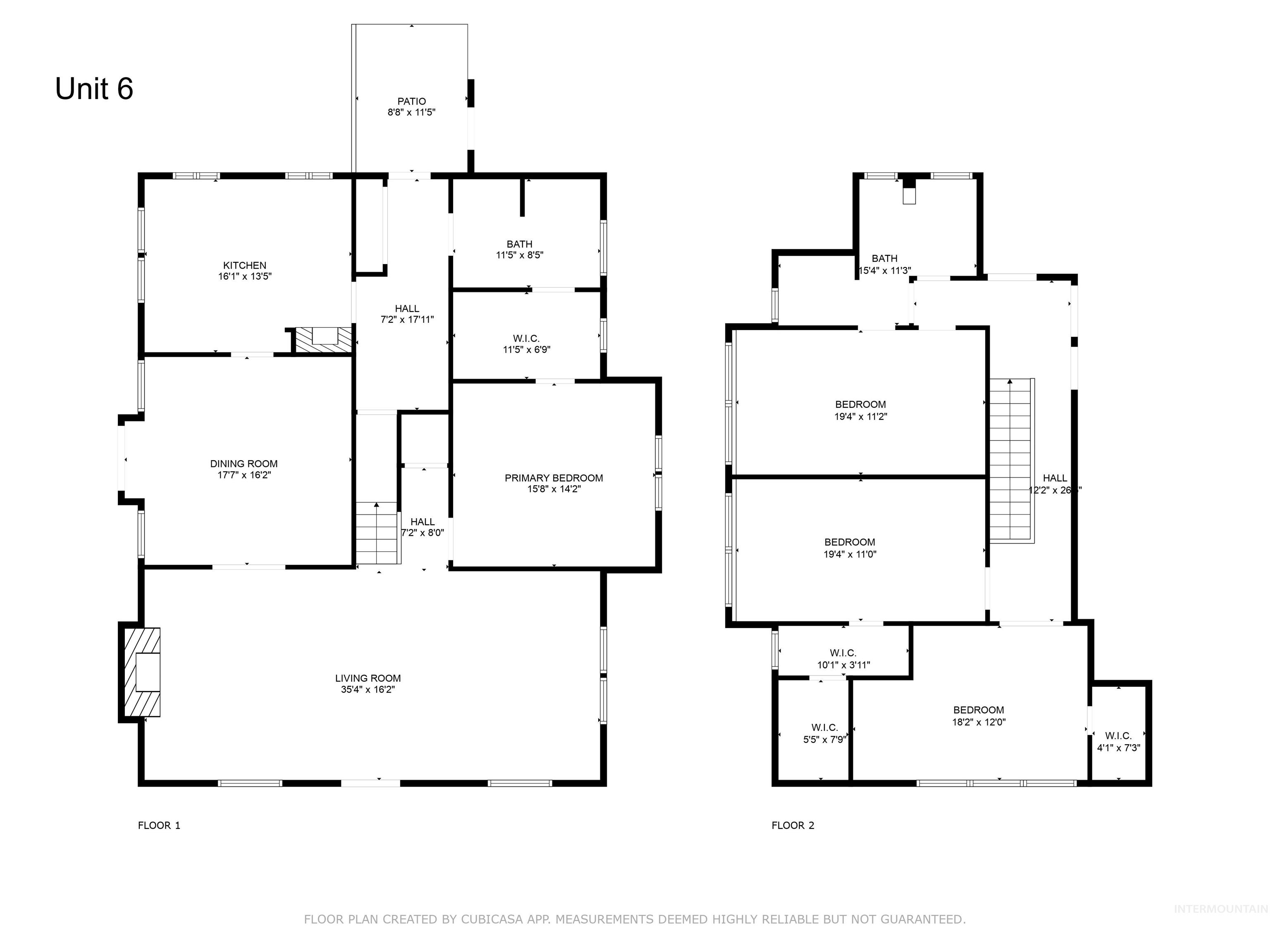 Unit 6 - Main & Upper Levels House  4 Bed/2 Bath  Separate Entrance  Full Kitchen  Last Rent $2625  Vacant  2 Designated Private Parking Spots