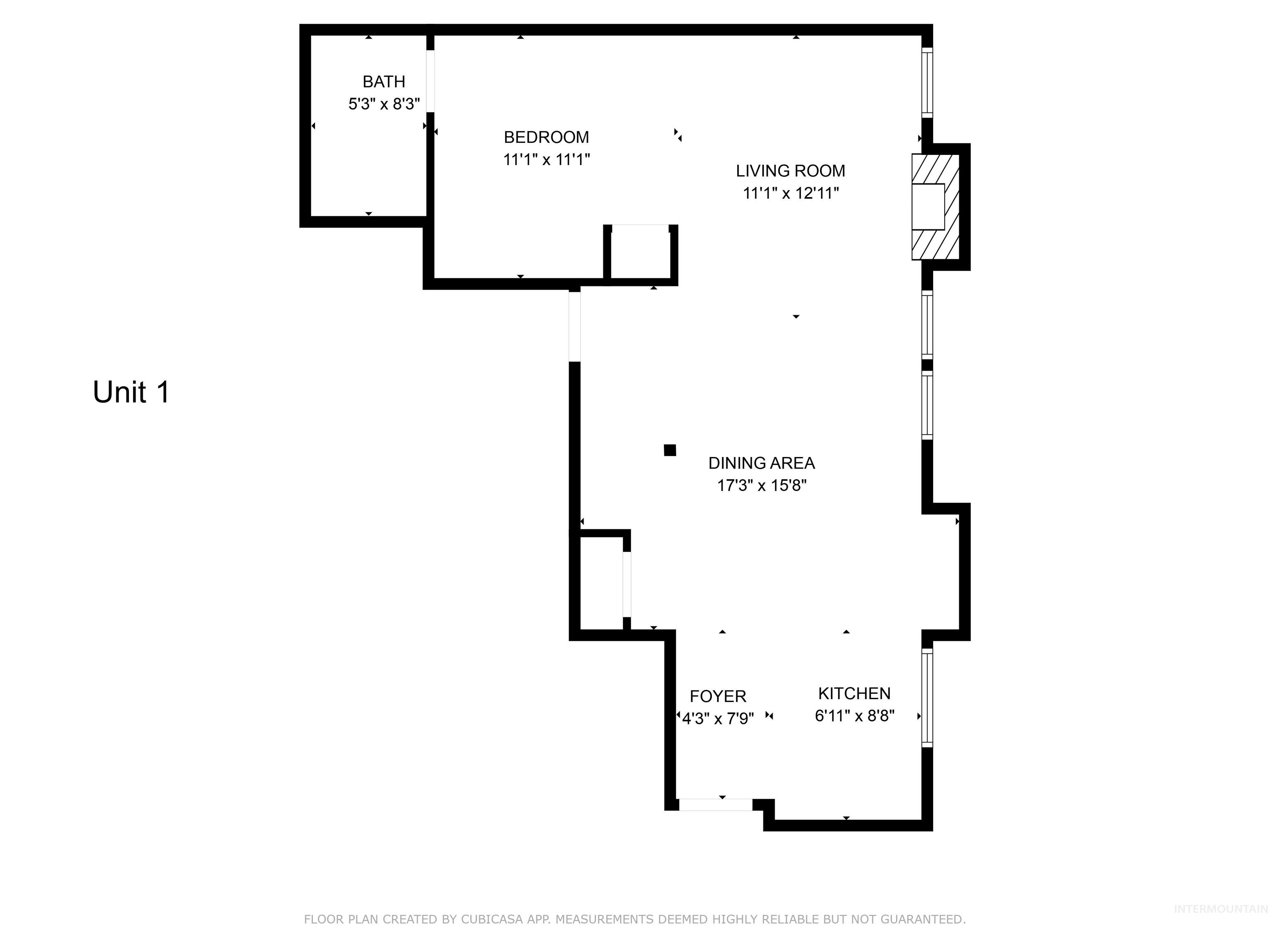 Unit 1 - Lower Level Main House  Separate Entrance  Full Kitchen  Studio 1 Bed/1 Bath, furnished  Rent $850  Lease Term - Month to Month  1 Designated Private Parking Spot