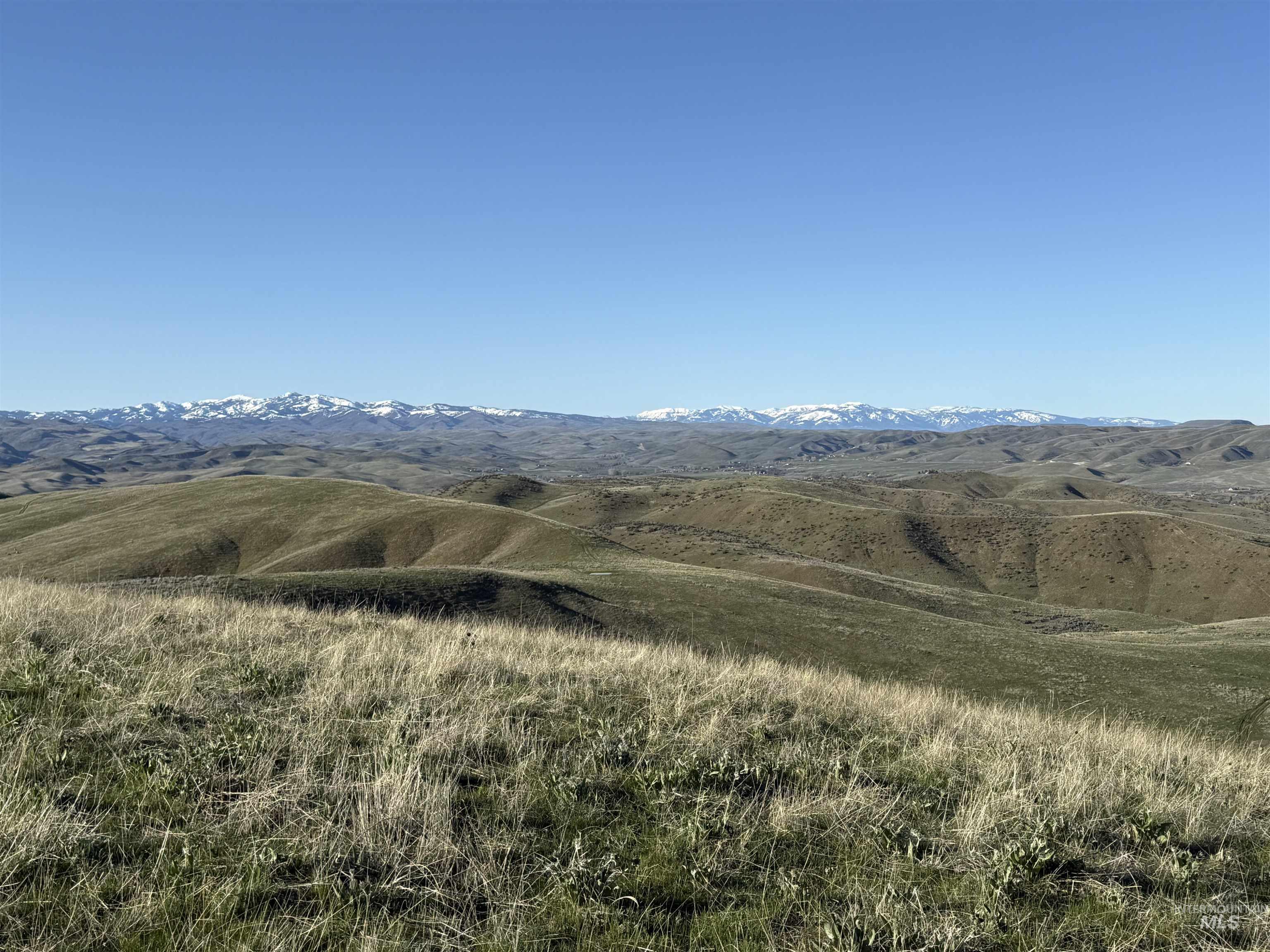 Mountain view with rural landscape