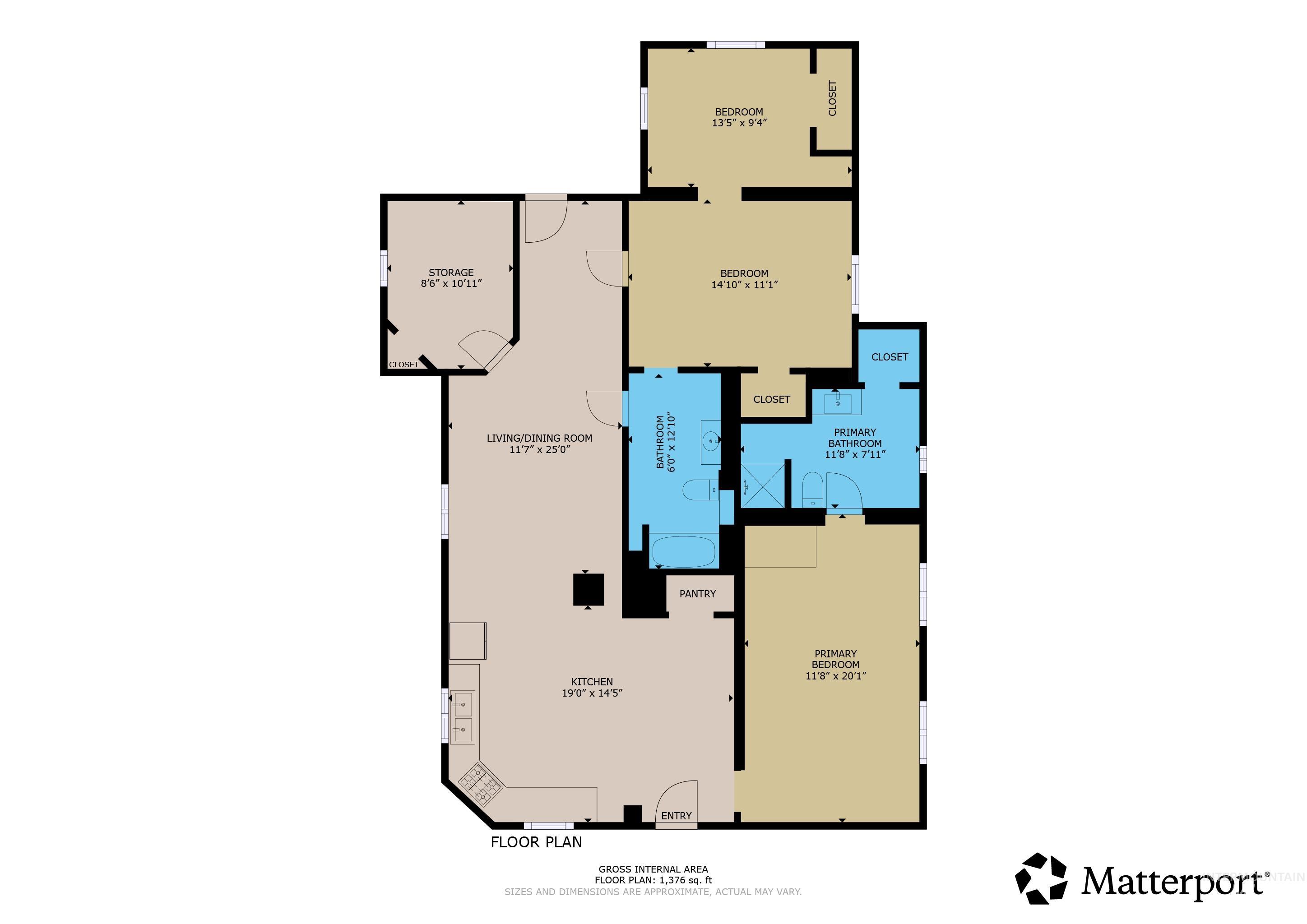 View of room layout
