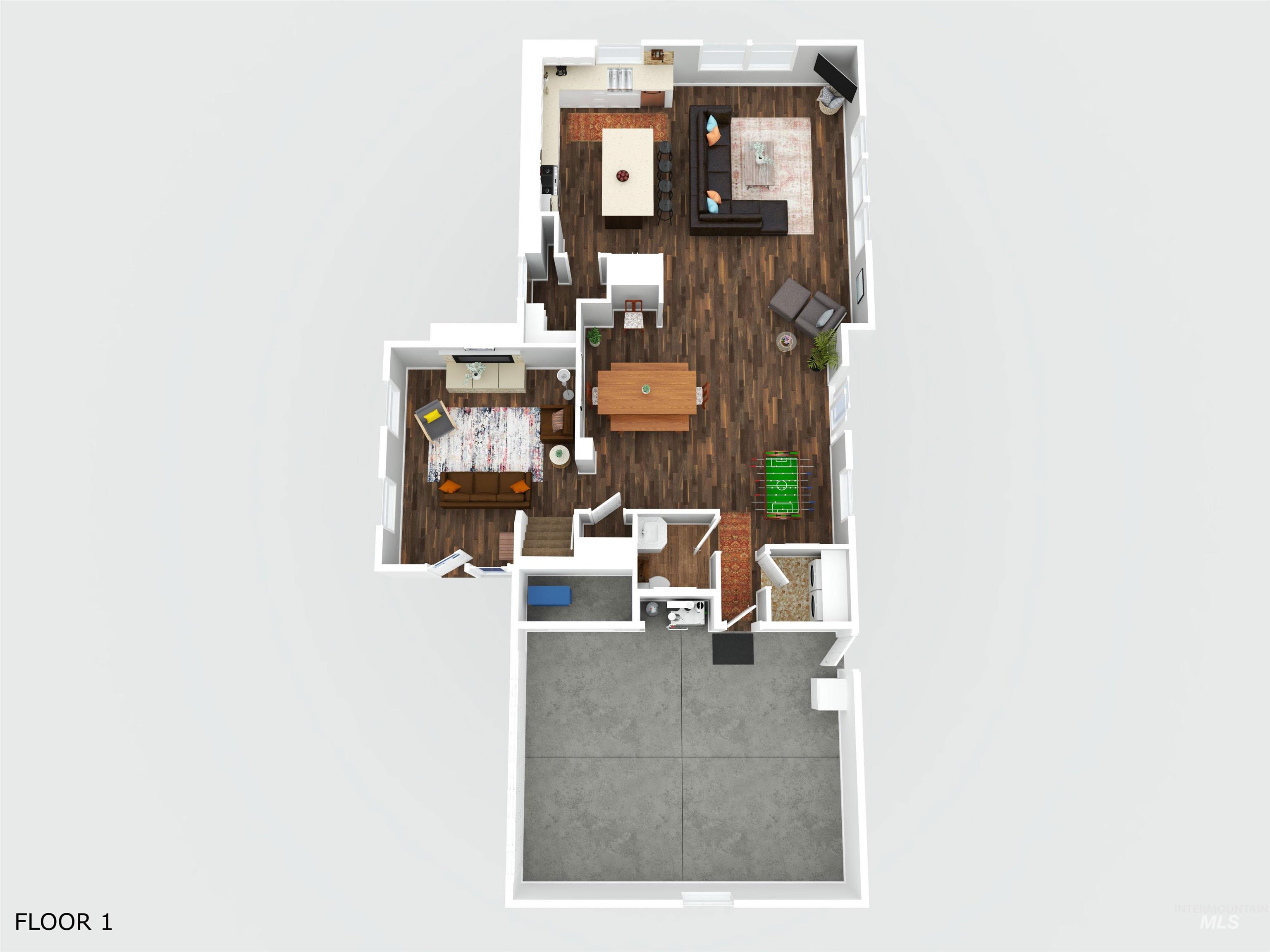 View of room layout