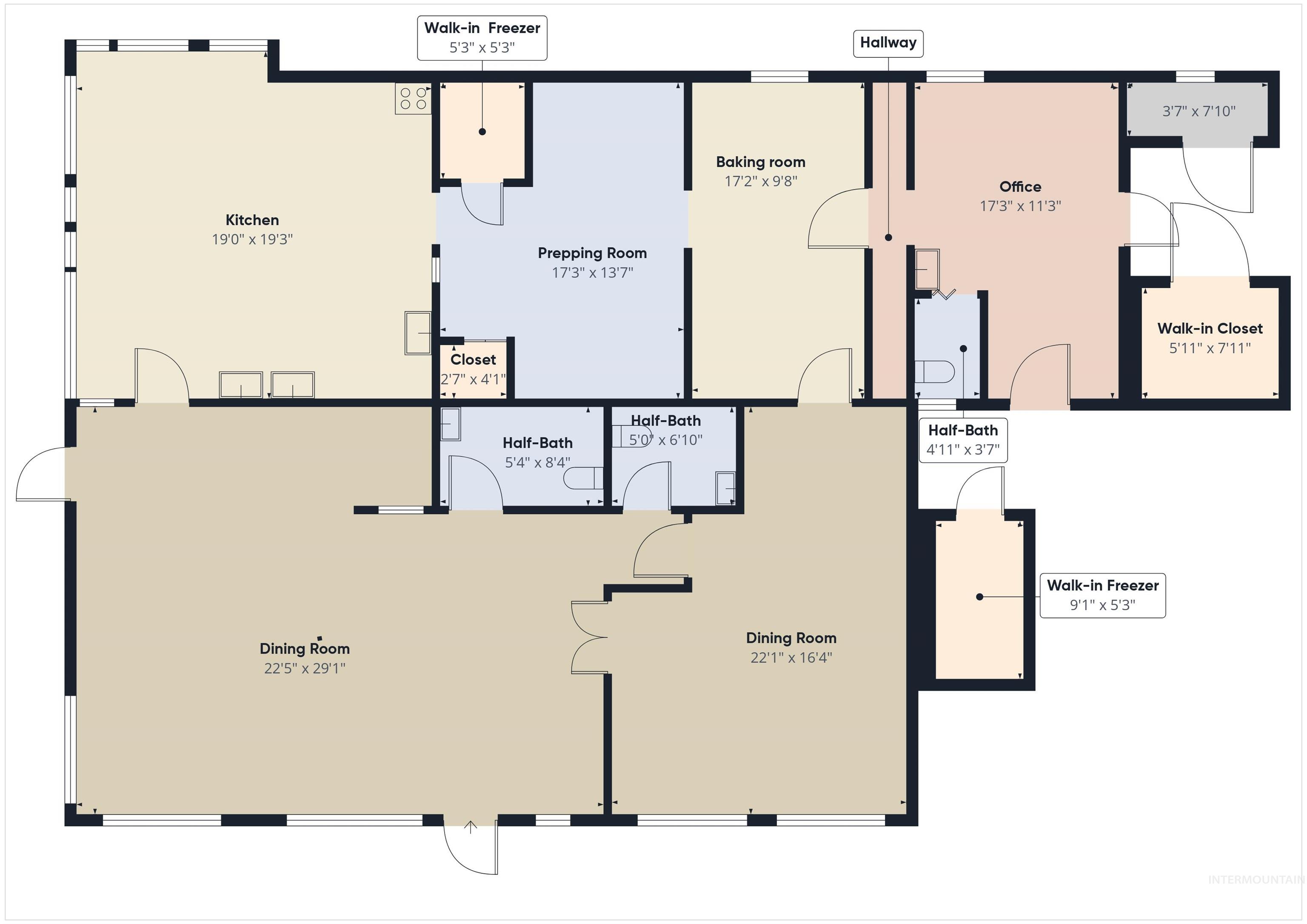 View of floor plan / room layout