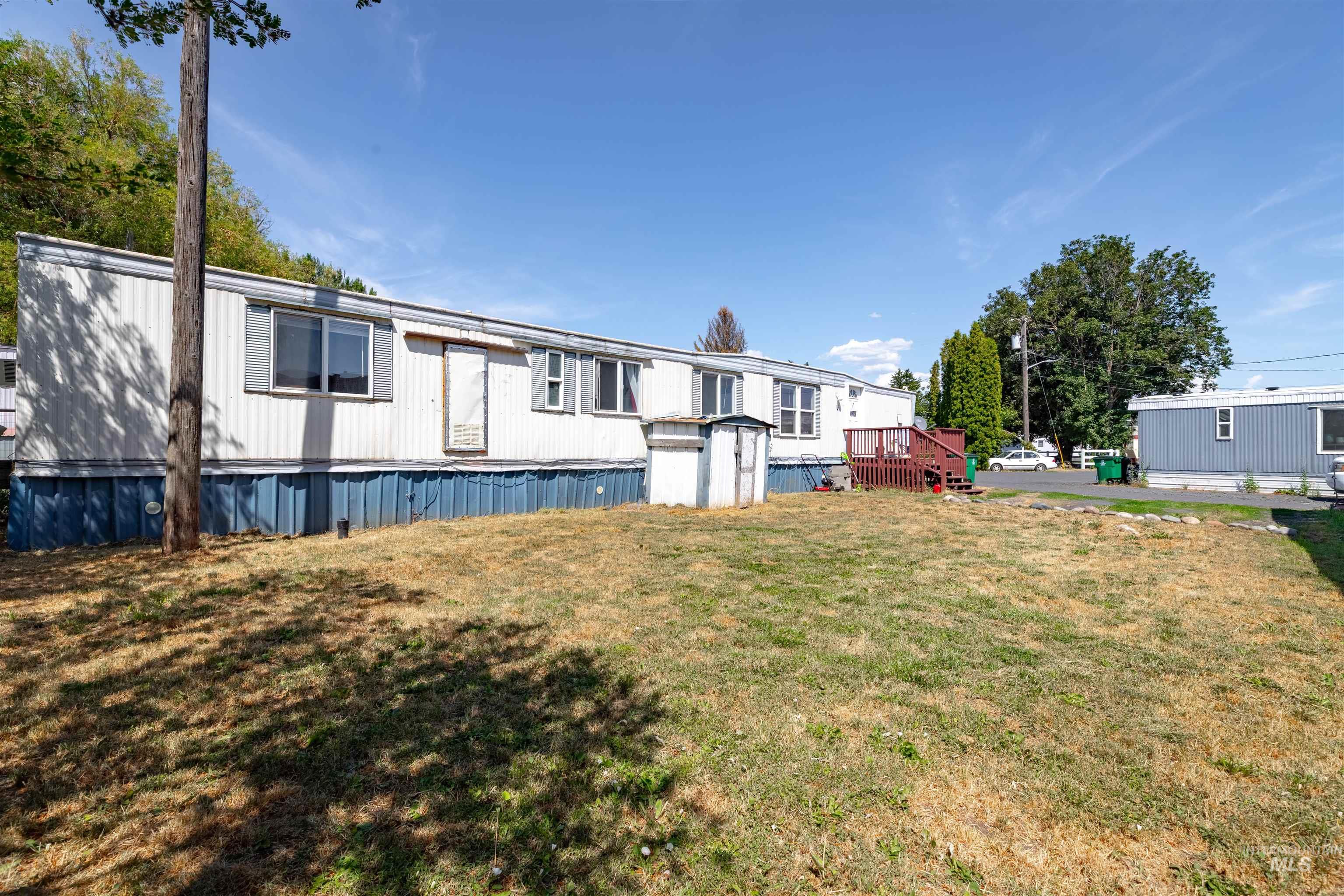 603 W Palouse River Dr, Moscow, Idaho 83843, 3 Bedrooms, 1 Bathroom, Residential For Sale, Price $52,500, 98957201