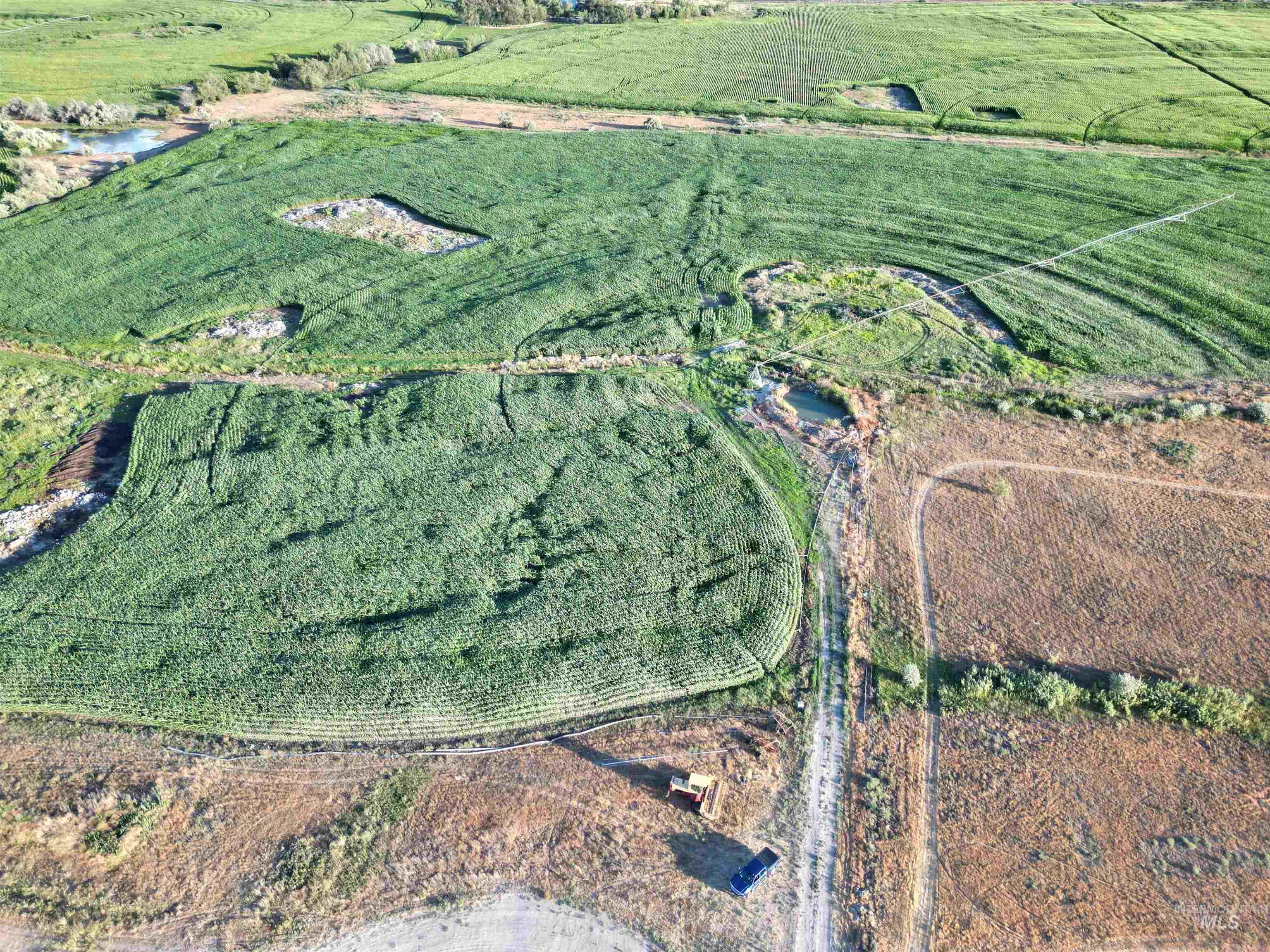 Aerial overview of property's location featuring rural landscape