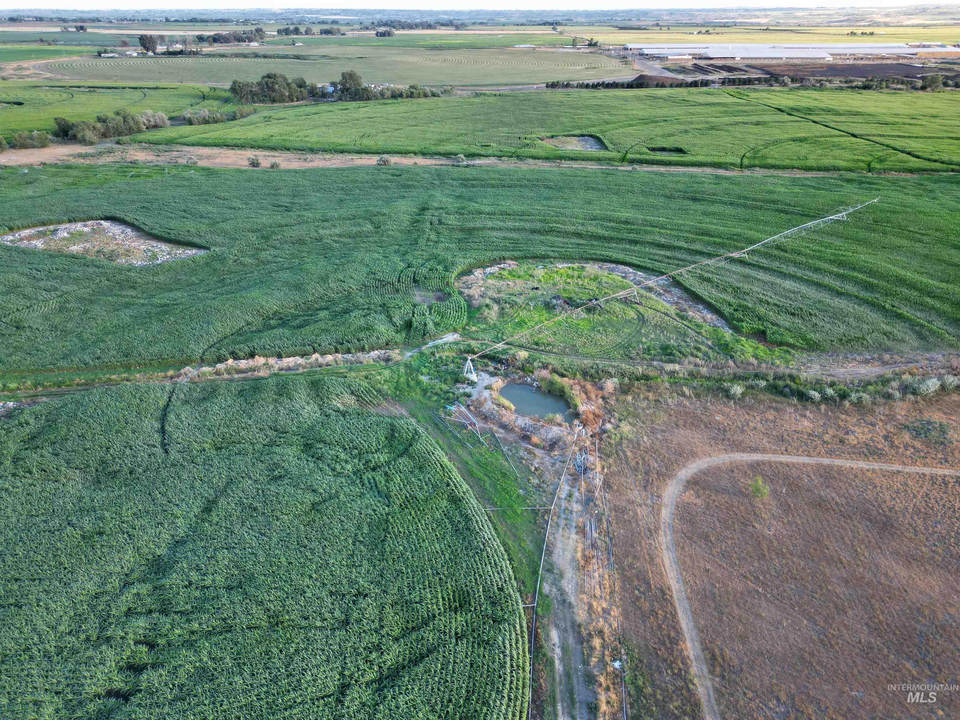 Aerial view of property's location featuring rural landscape