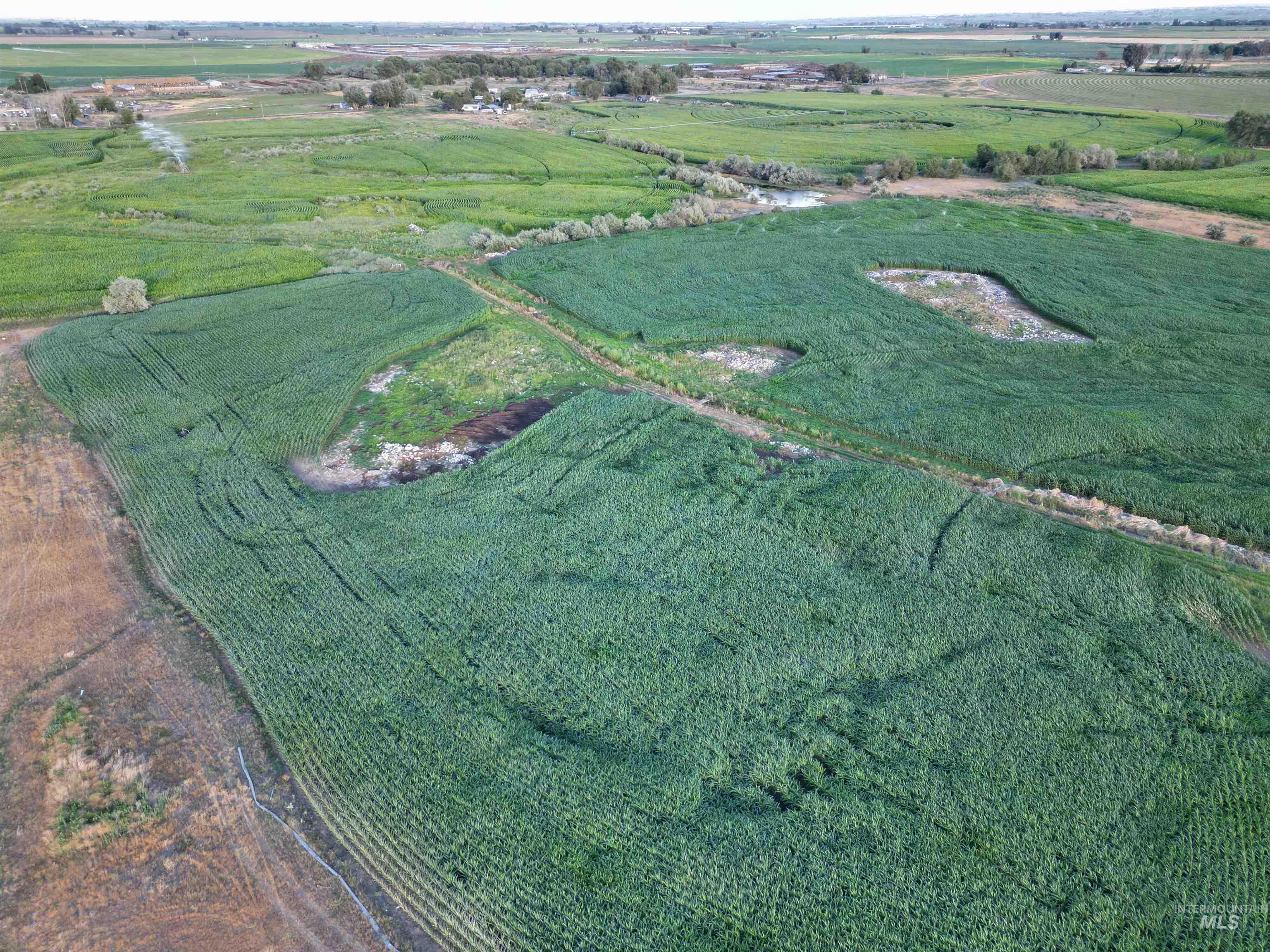 Aerial view of property's location featuring rural landscape