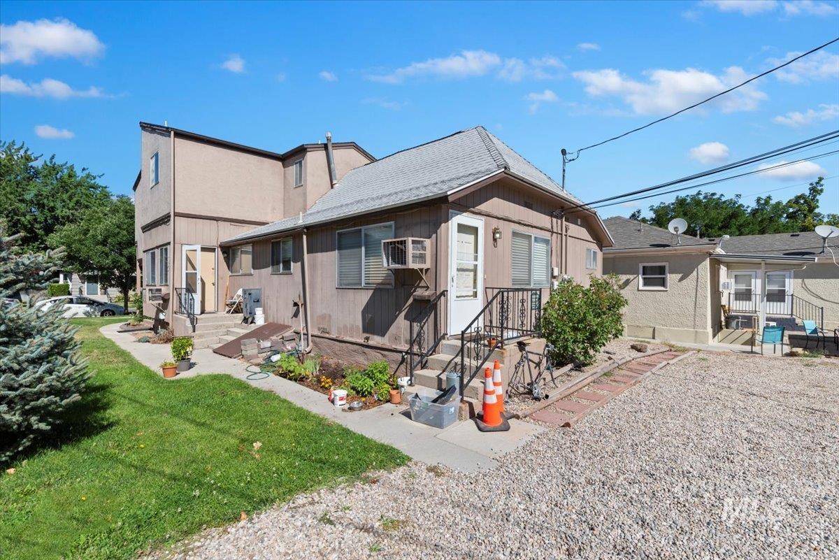 Rear view of property