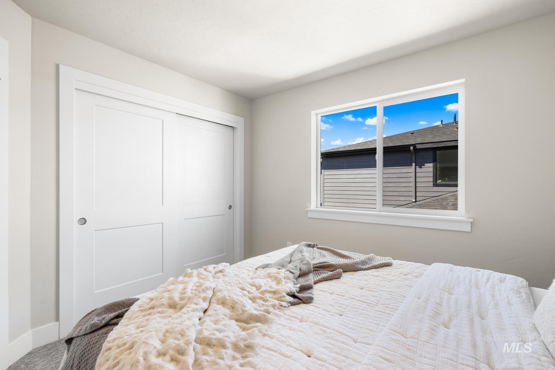 Bedroom with a closet