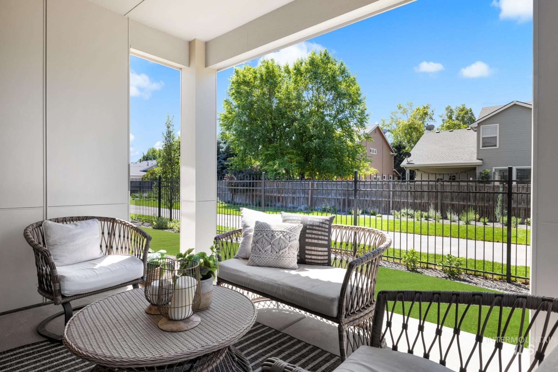 View of patio / terrace featuring an outdoor living space