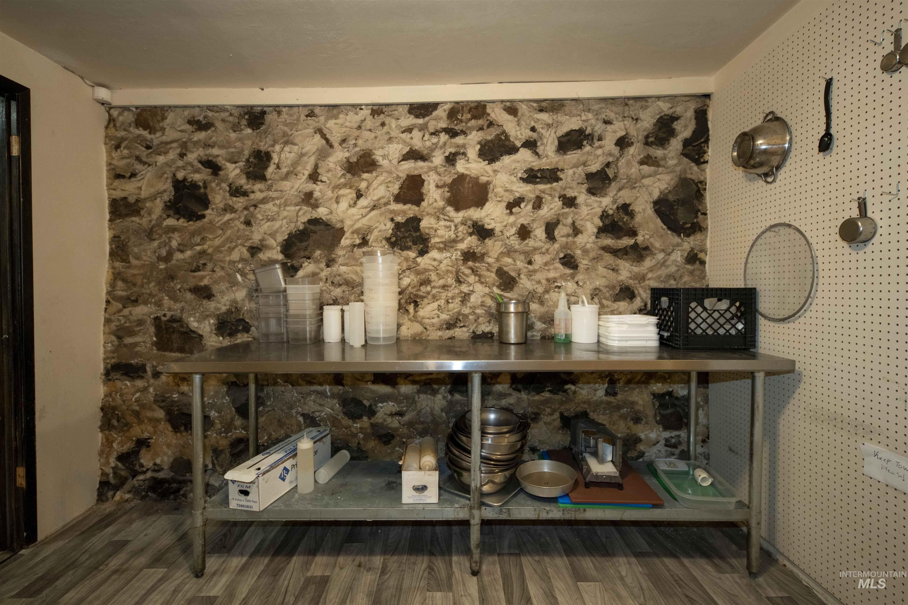 Detailed view of wood finished floors
