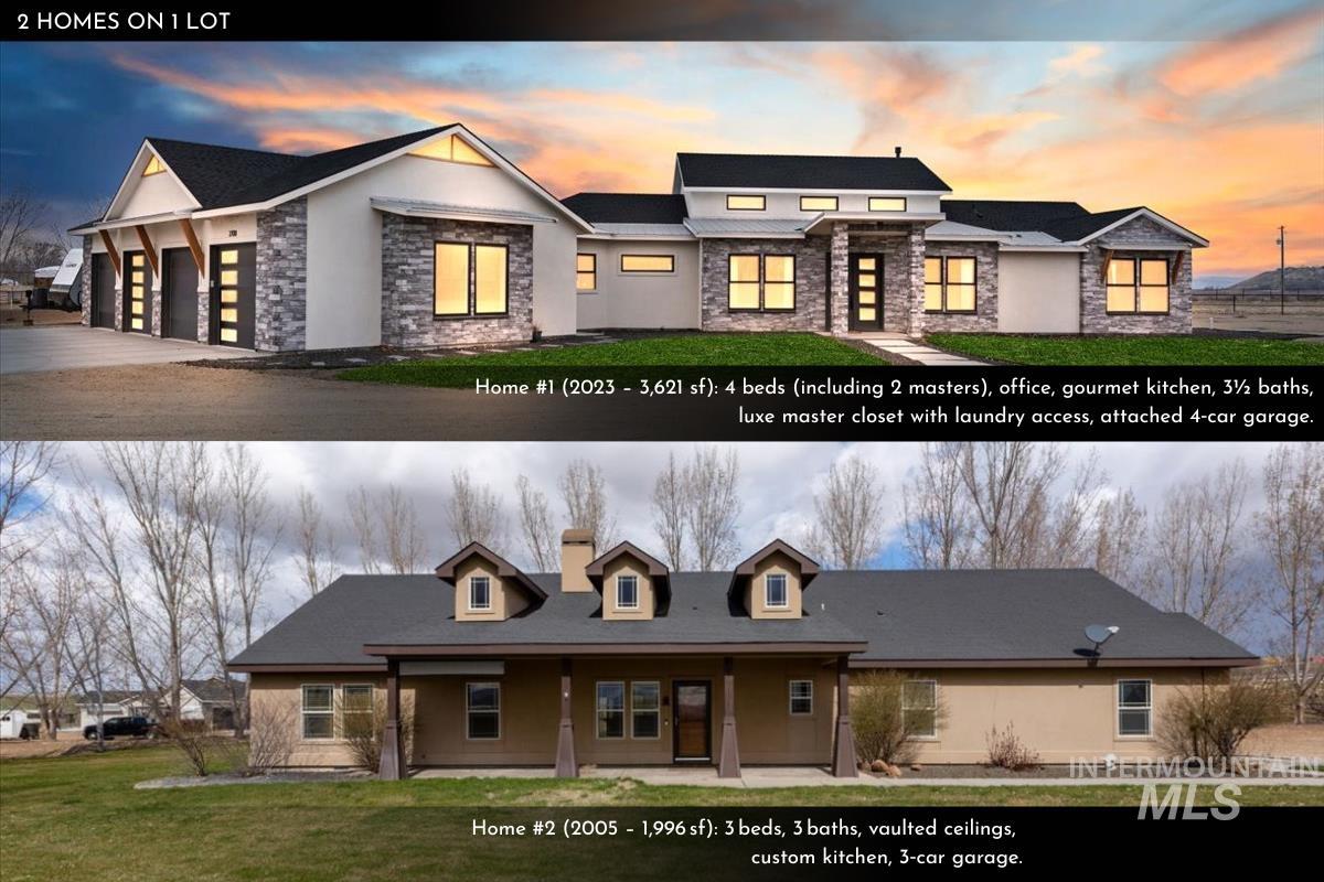 View of marketing collateral with multiple images