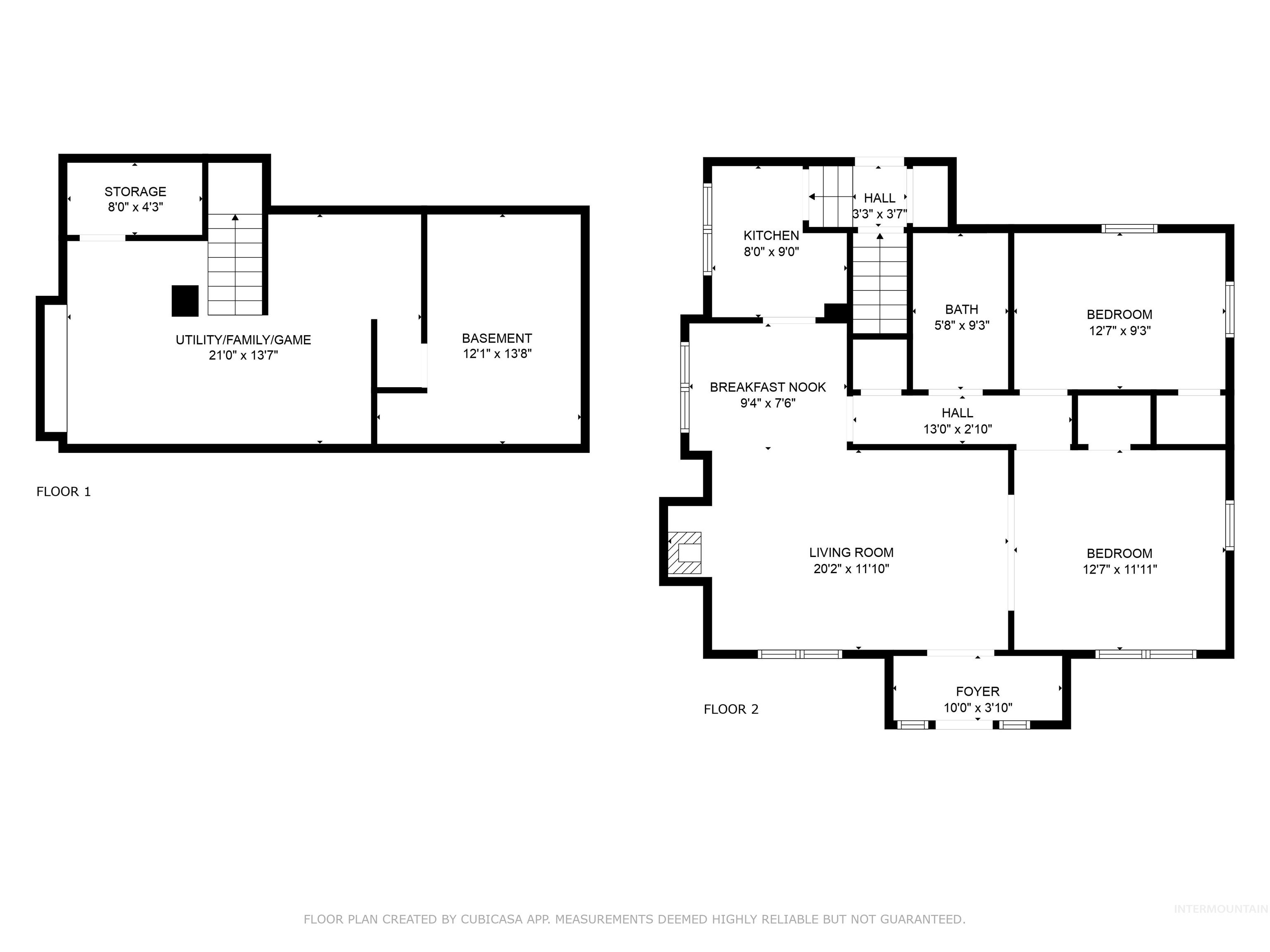 View of room layout