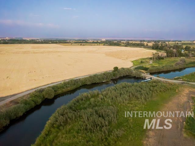 Aerial view of property's location featuring rural landscape