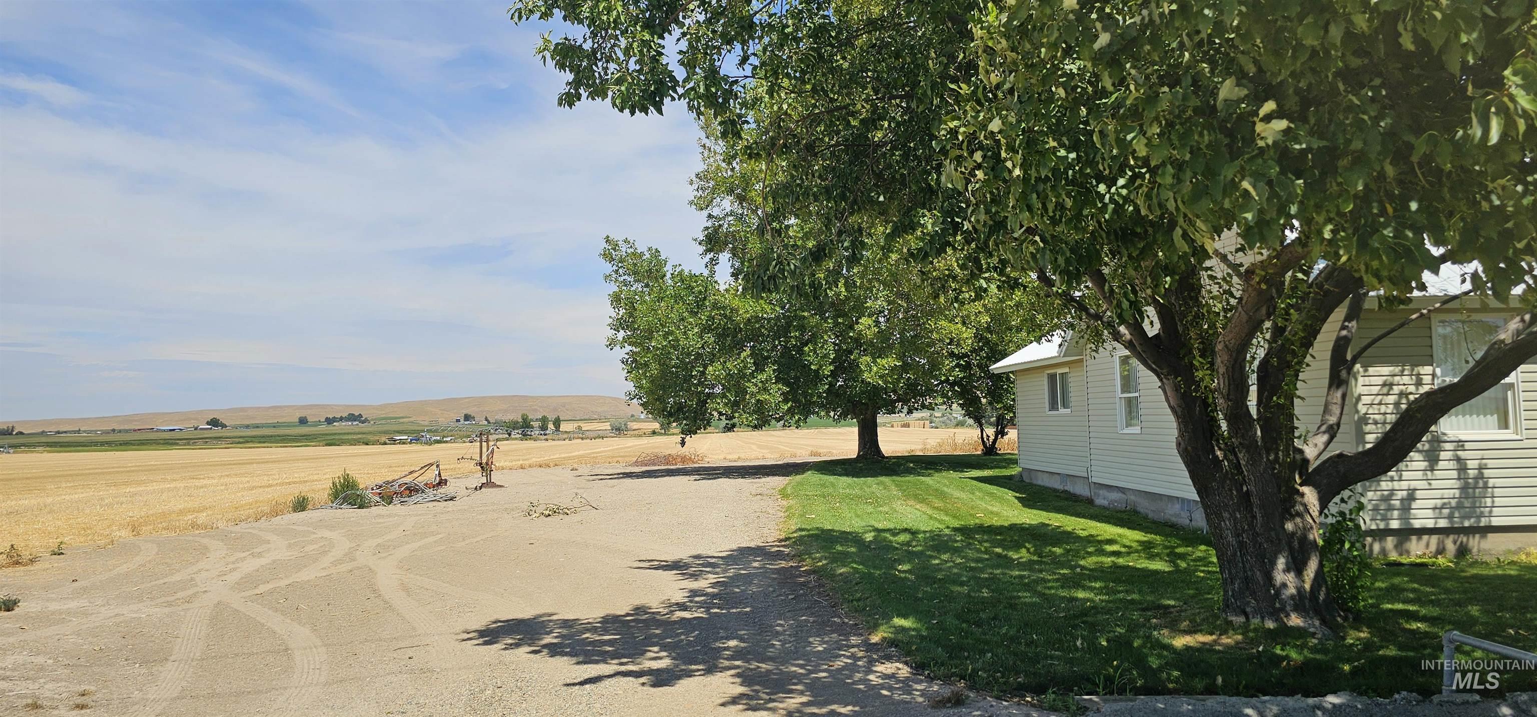 View of grassy yard with a view of rural / pastoral area