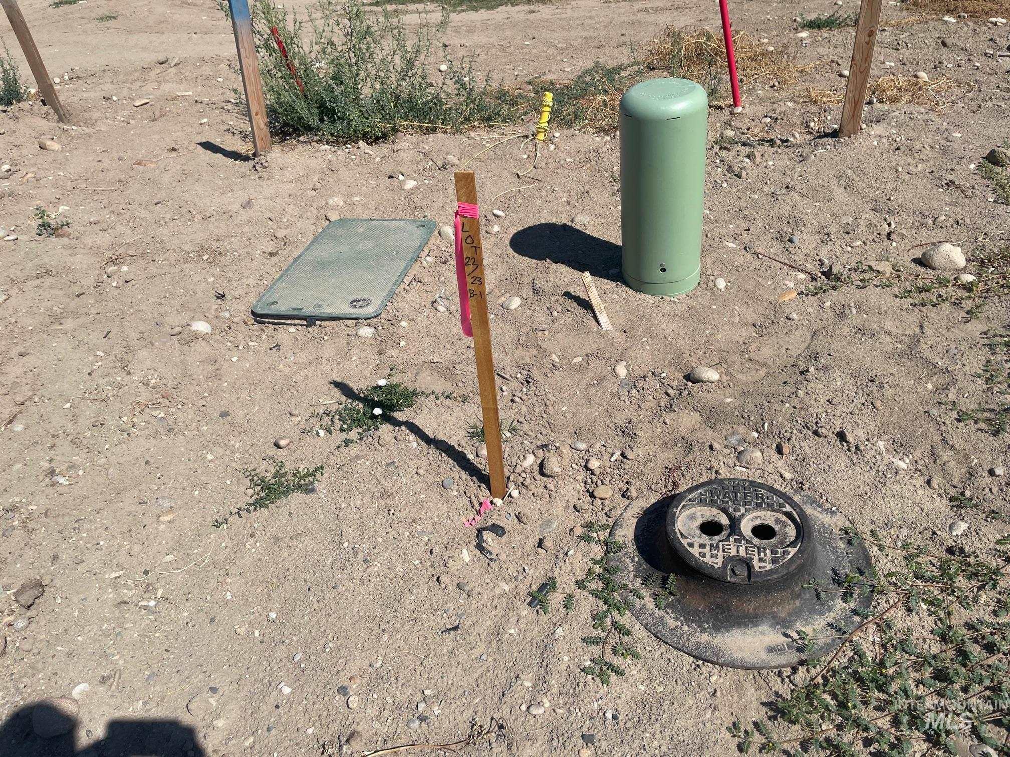 Exterior view of a water meter