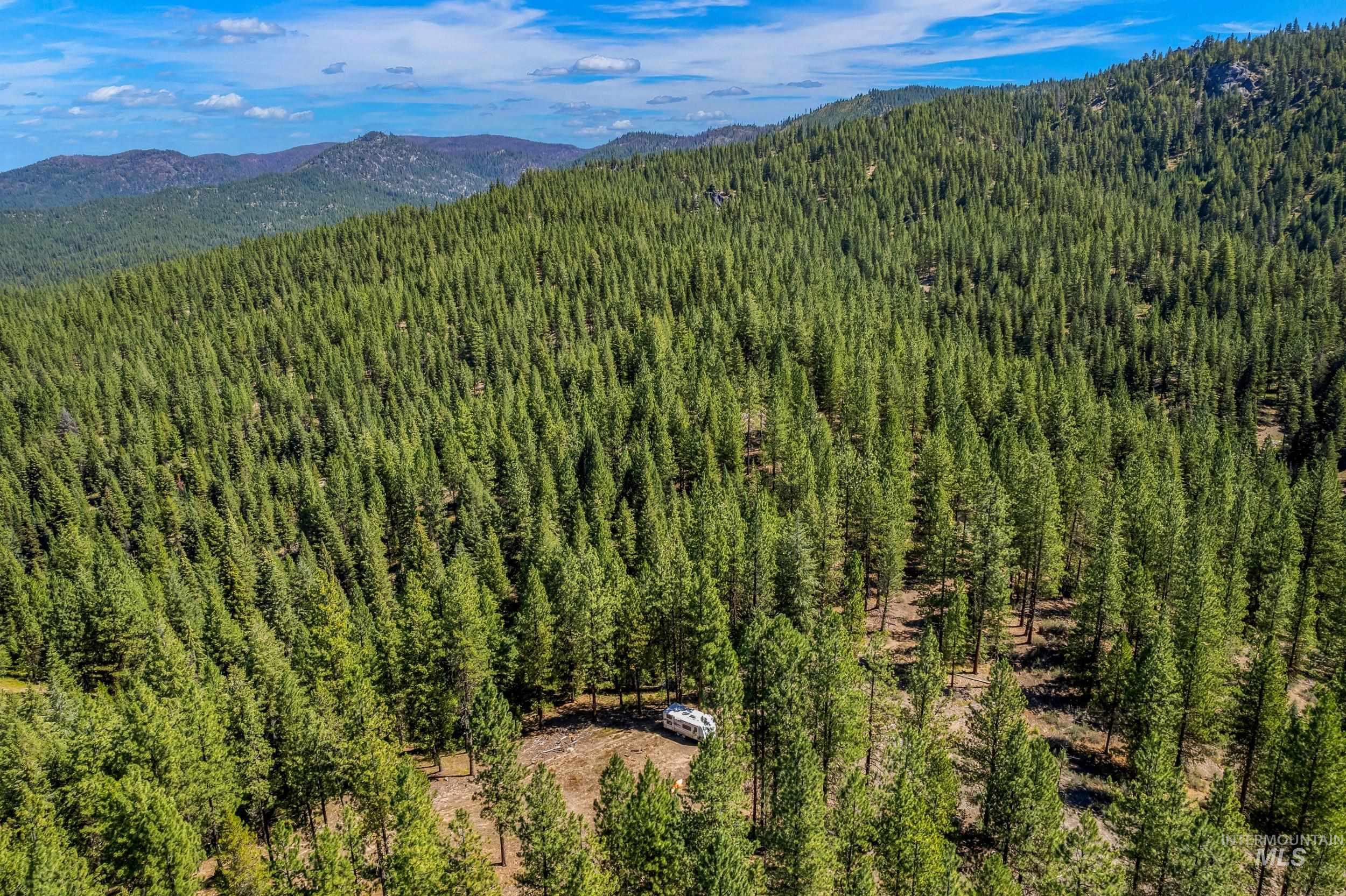 Aerial view of mountains